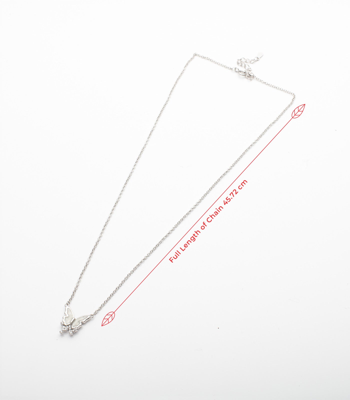 Butterfly Necklace (Silver)