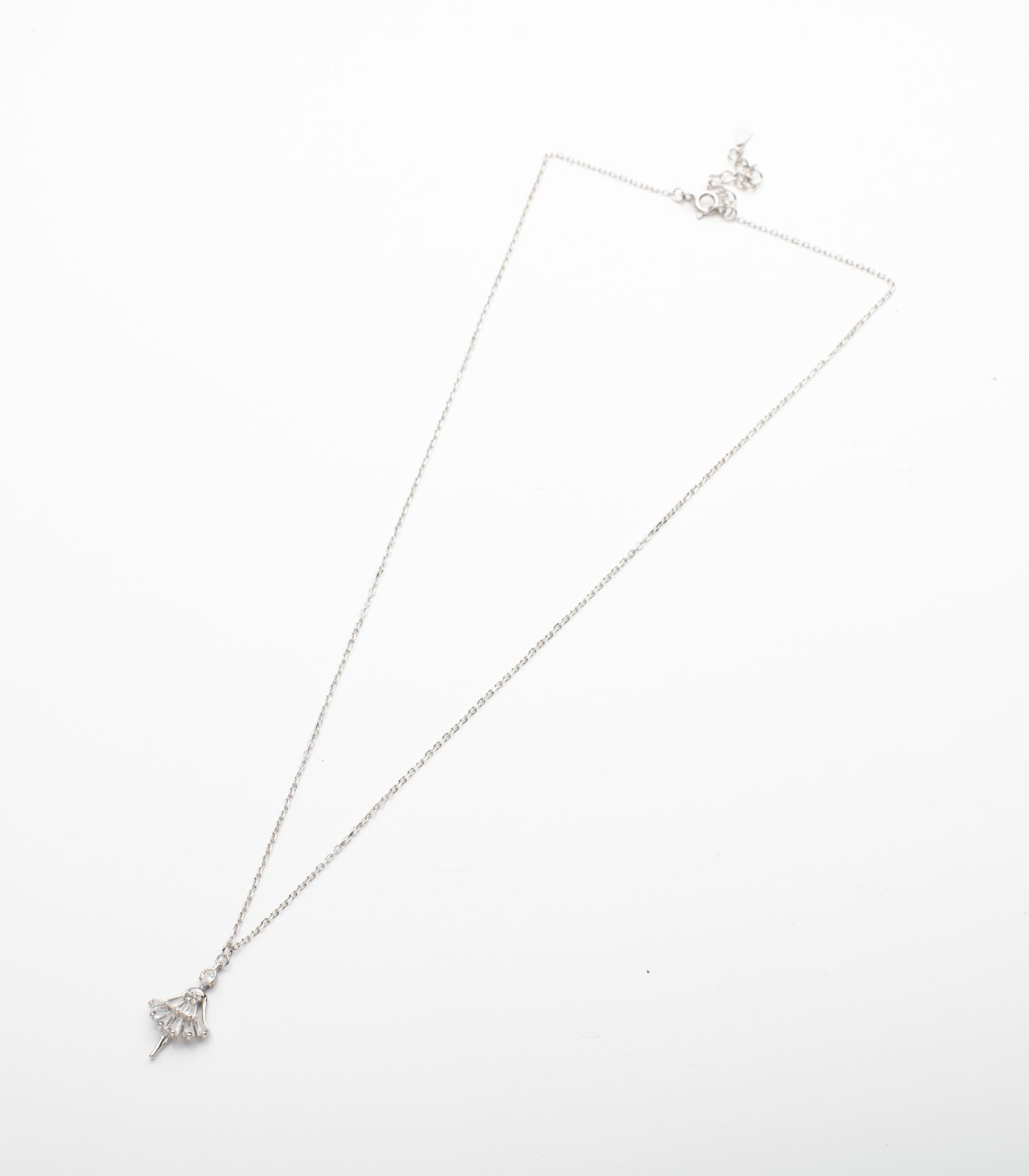 Cute Doll Necklace (Silver)
