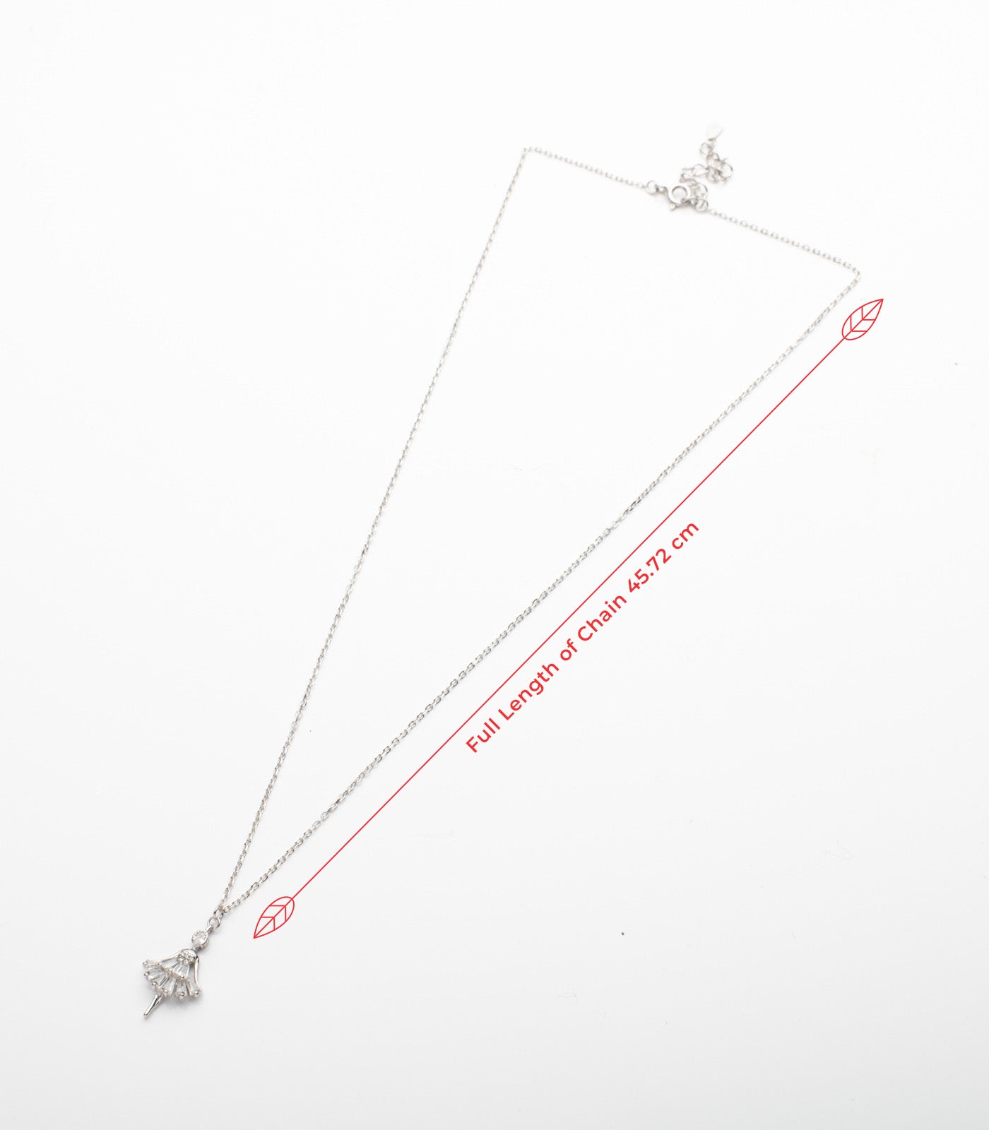 Cute Doll Necklace (Silver)