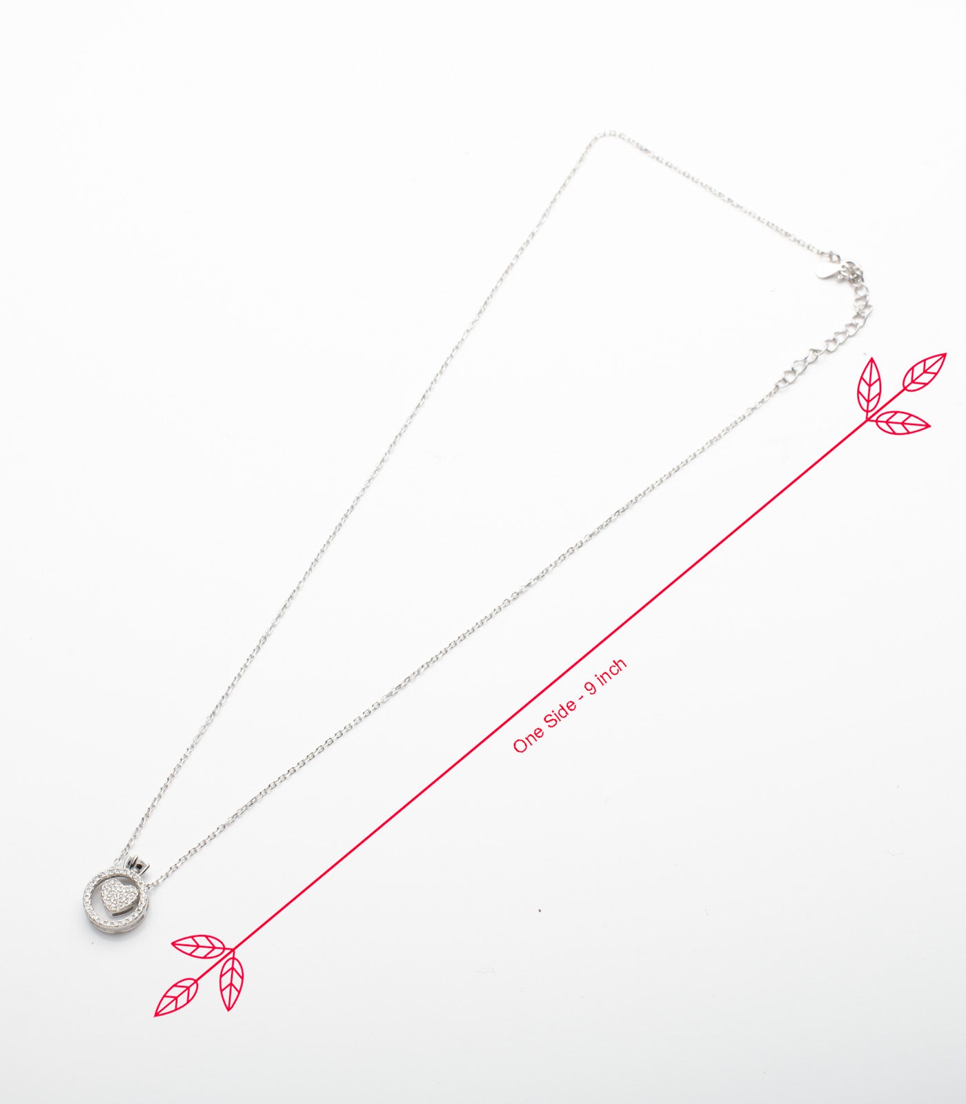 Heart Necklace (Silver)