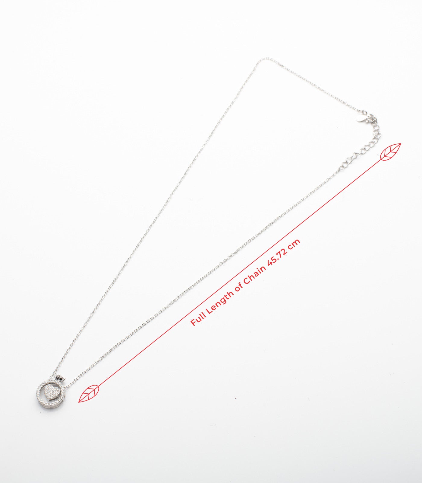 Heart Necklace (Silver)