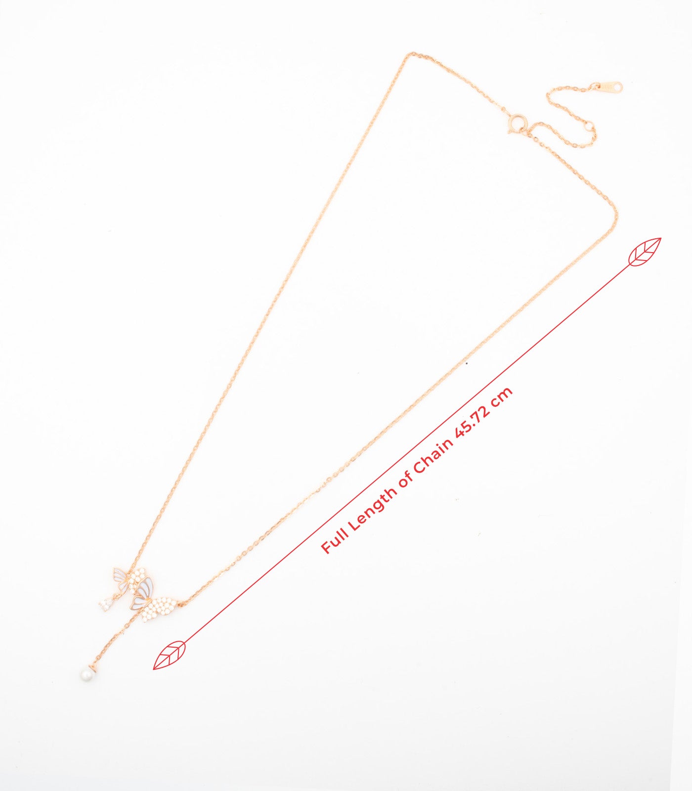 Butterfly Couple Necklace (Silver)