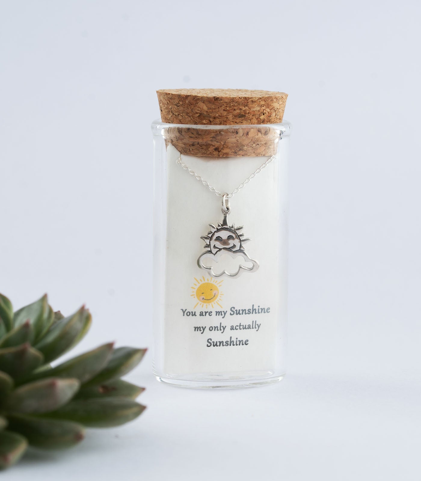 Rising Sun Silver Necklace