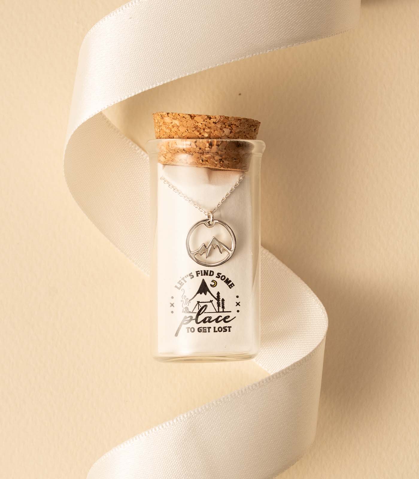 Mountain Peak Silver Necklace