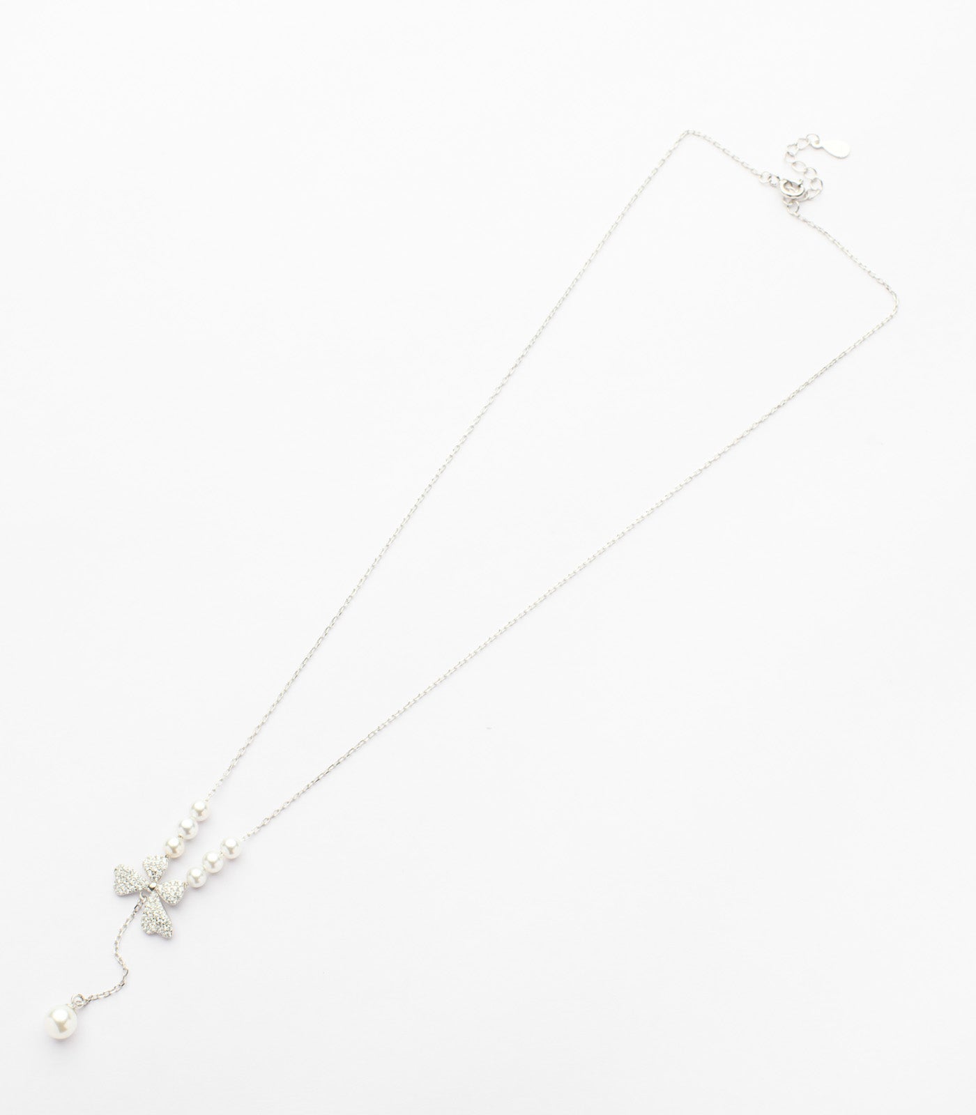 Quadra Pearl's Necklace (Silver)