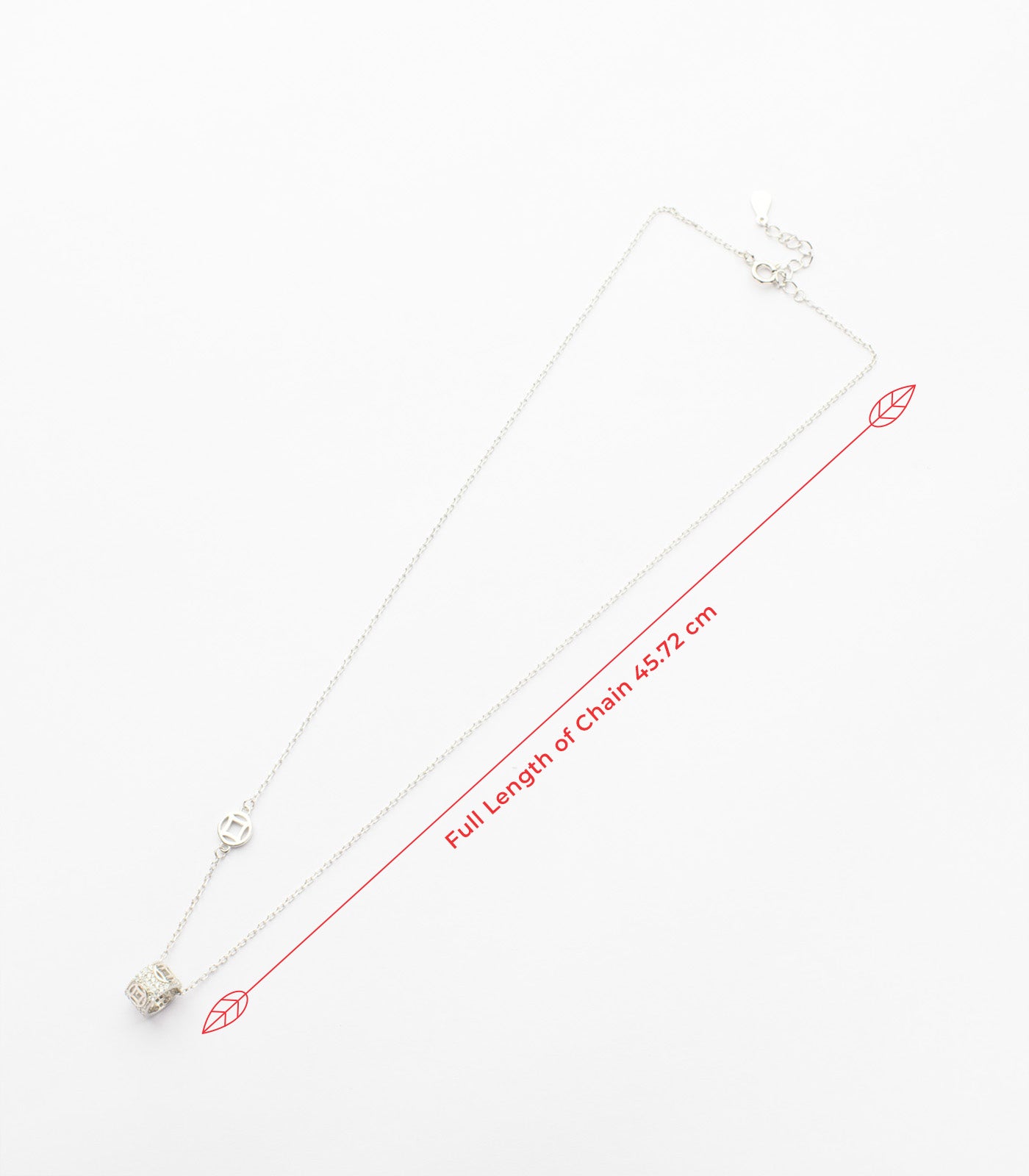 Ring Of Love Necklace (Silver)