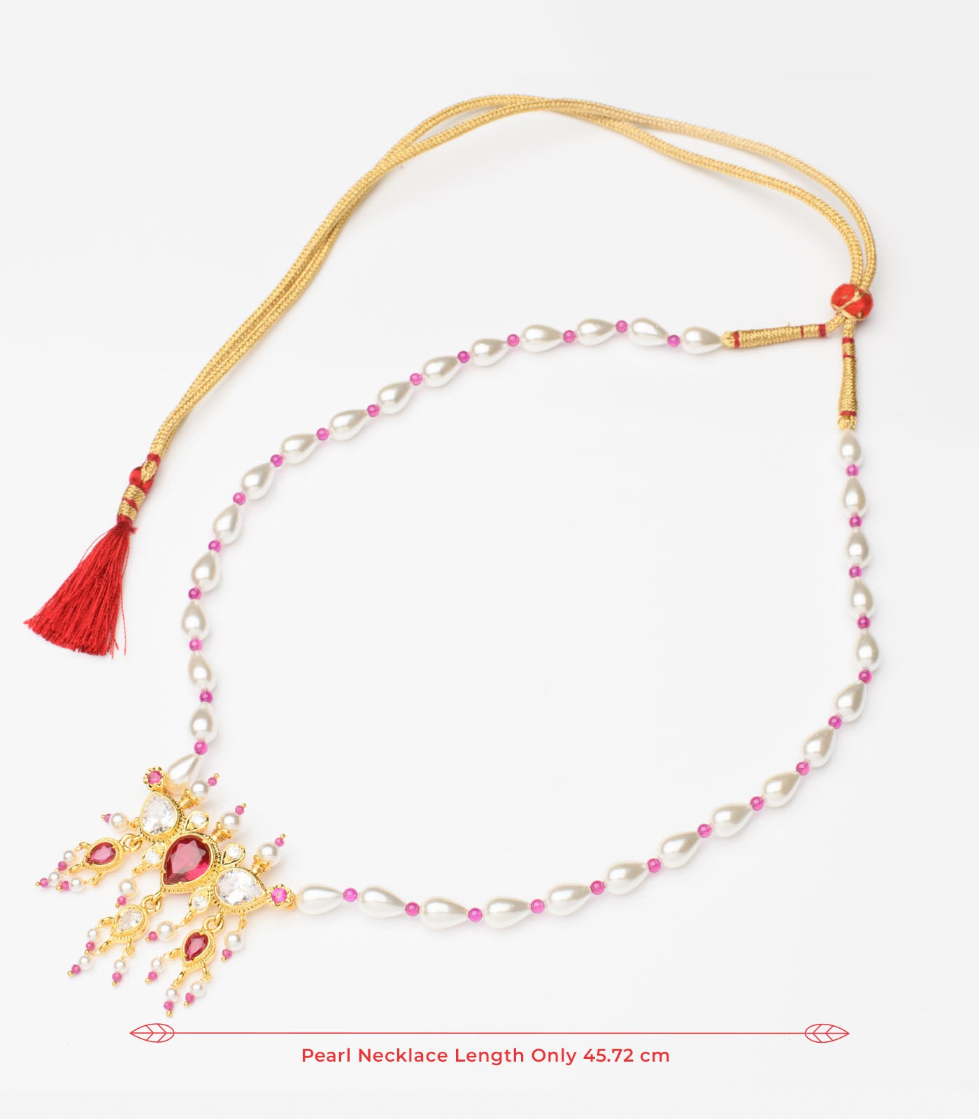 Silver Single Moti Mala Tanmani Set