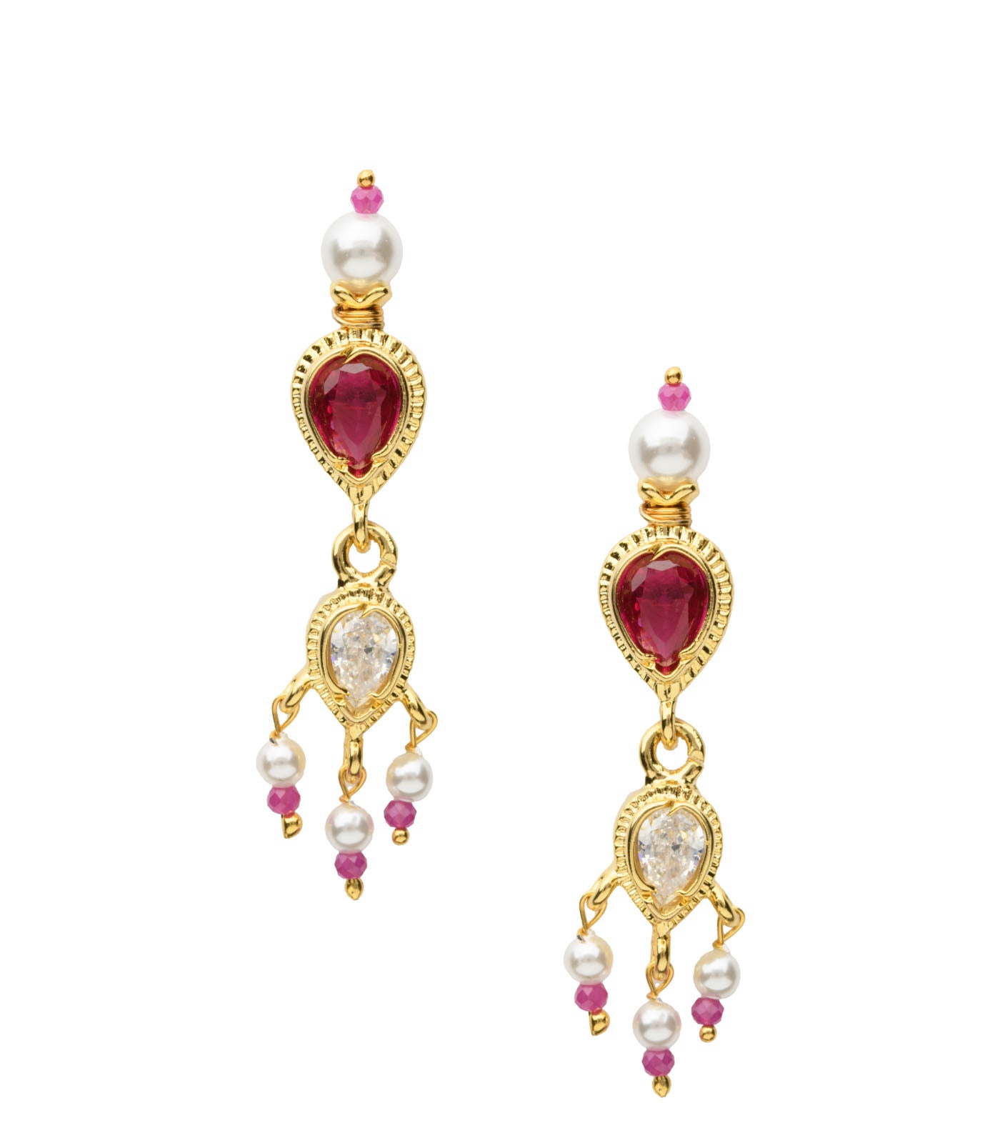 Silver Single Moti Mala Tanmani Set