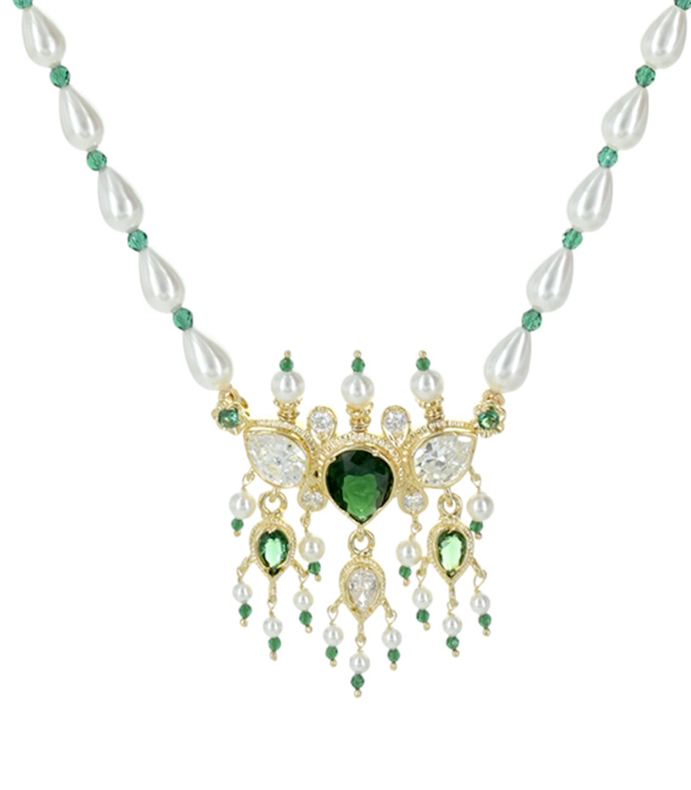 Silver Single Moti Mala Tanmani SET