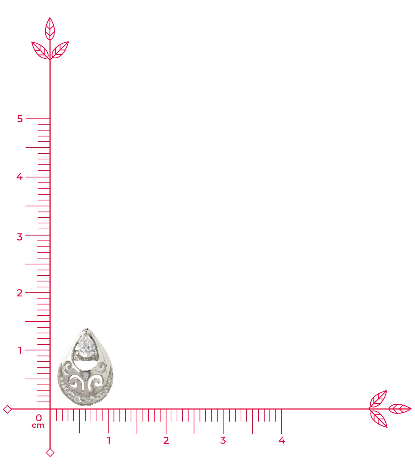 Premium Zircon Oval Shaped Necklace Set (Silver)