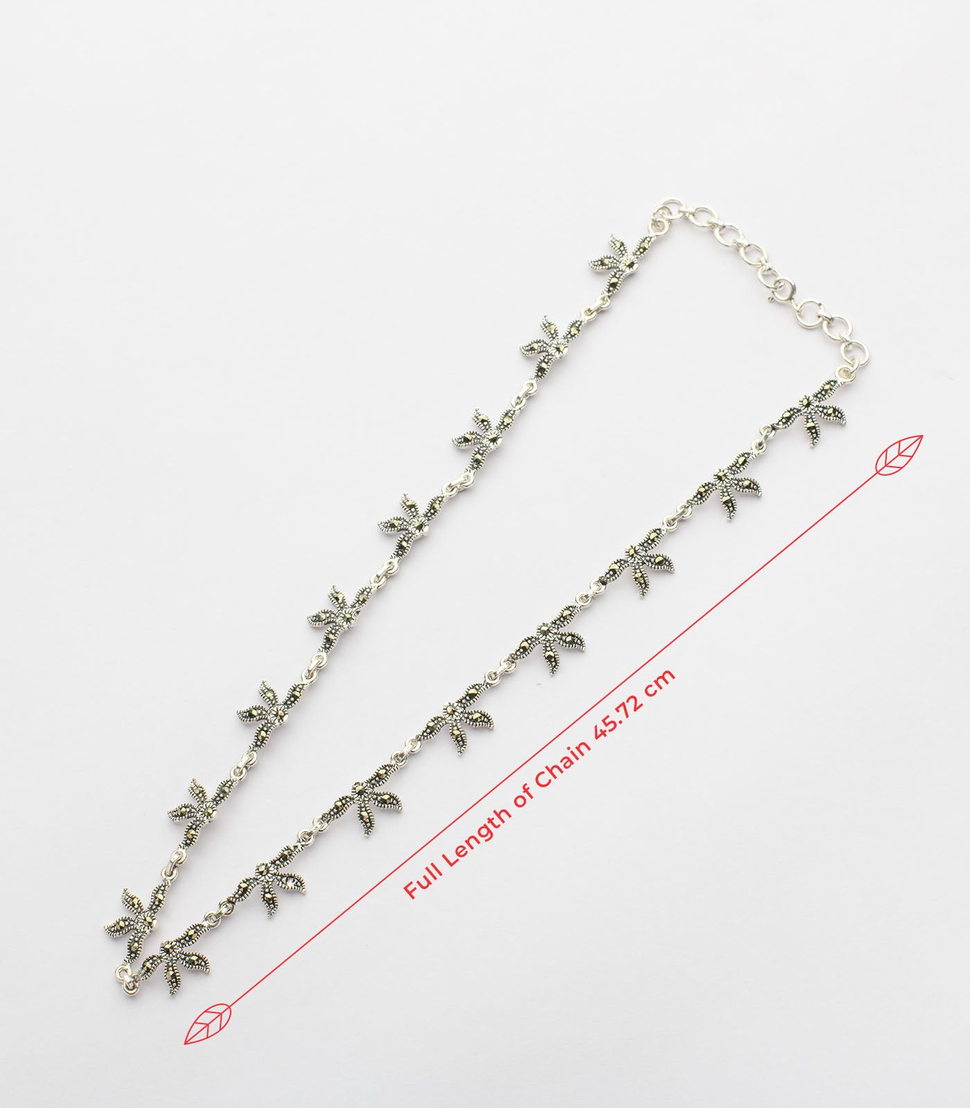 Lotus Love Necklace Set (Silver)