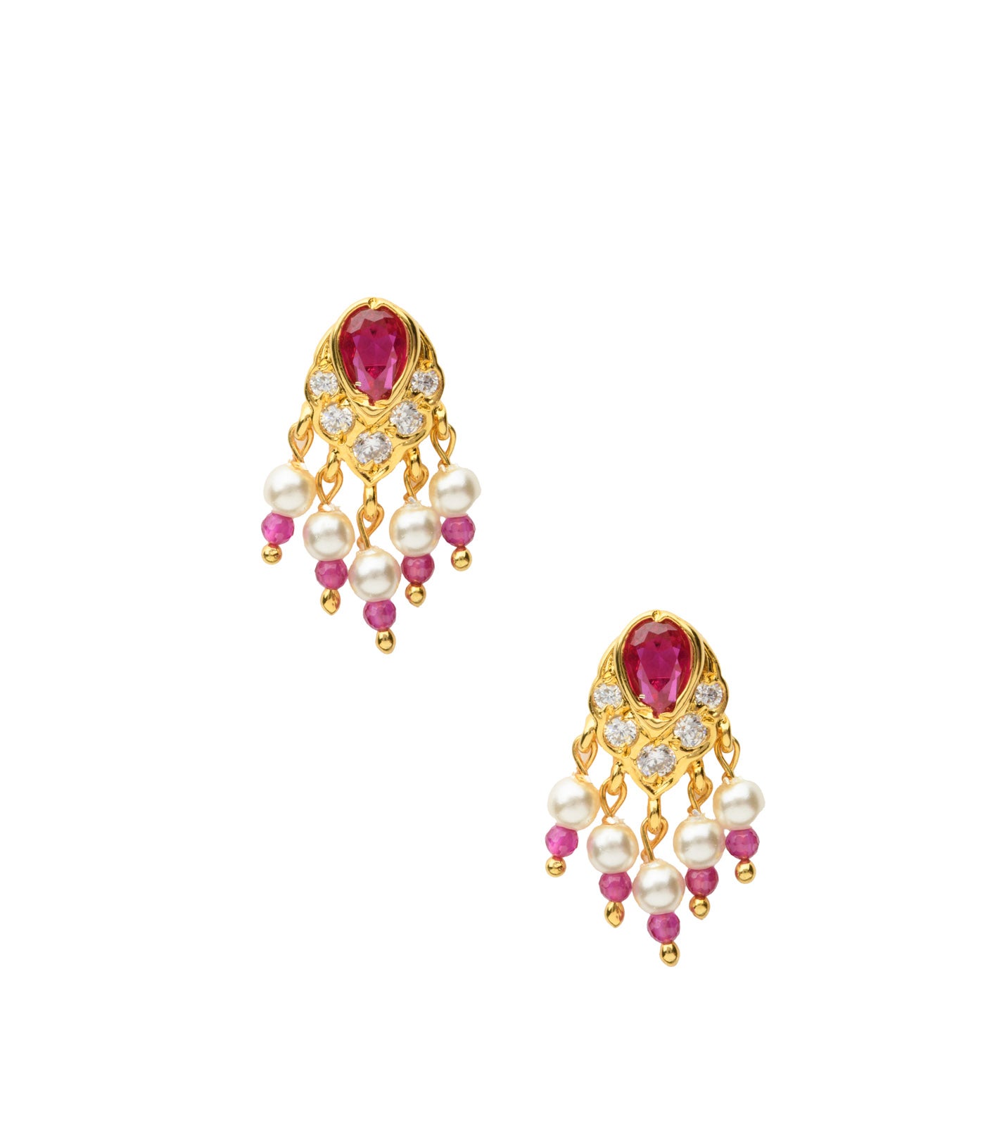 Silver Moti Necklace SET