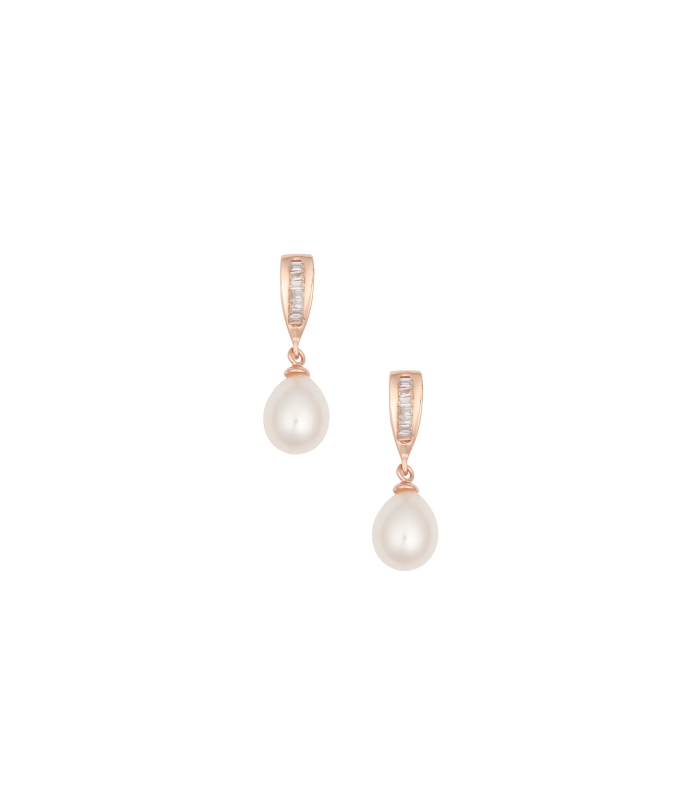 Dangling Bead Necklace Set (Silver)