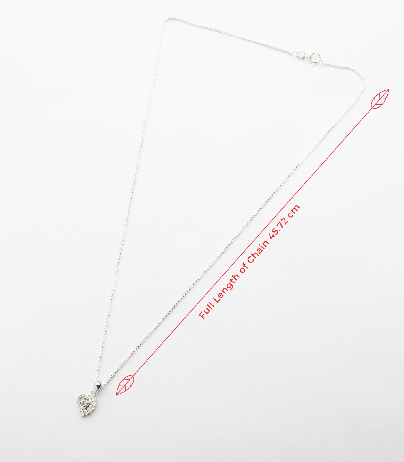 Pieces Of A Broken Heart Pendant Set (Silver)