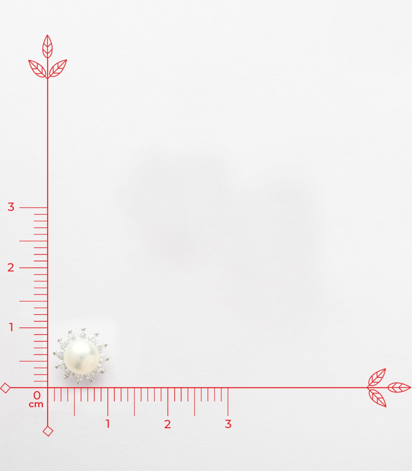 Floracion Pearl Necklace Set (Silver)