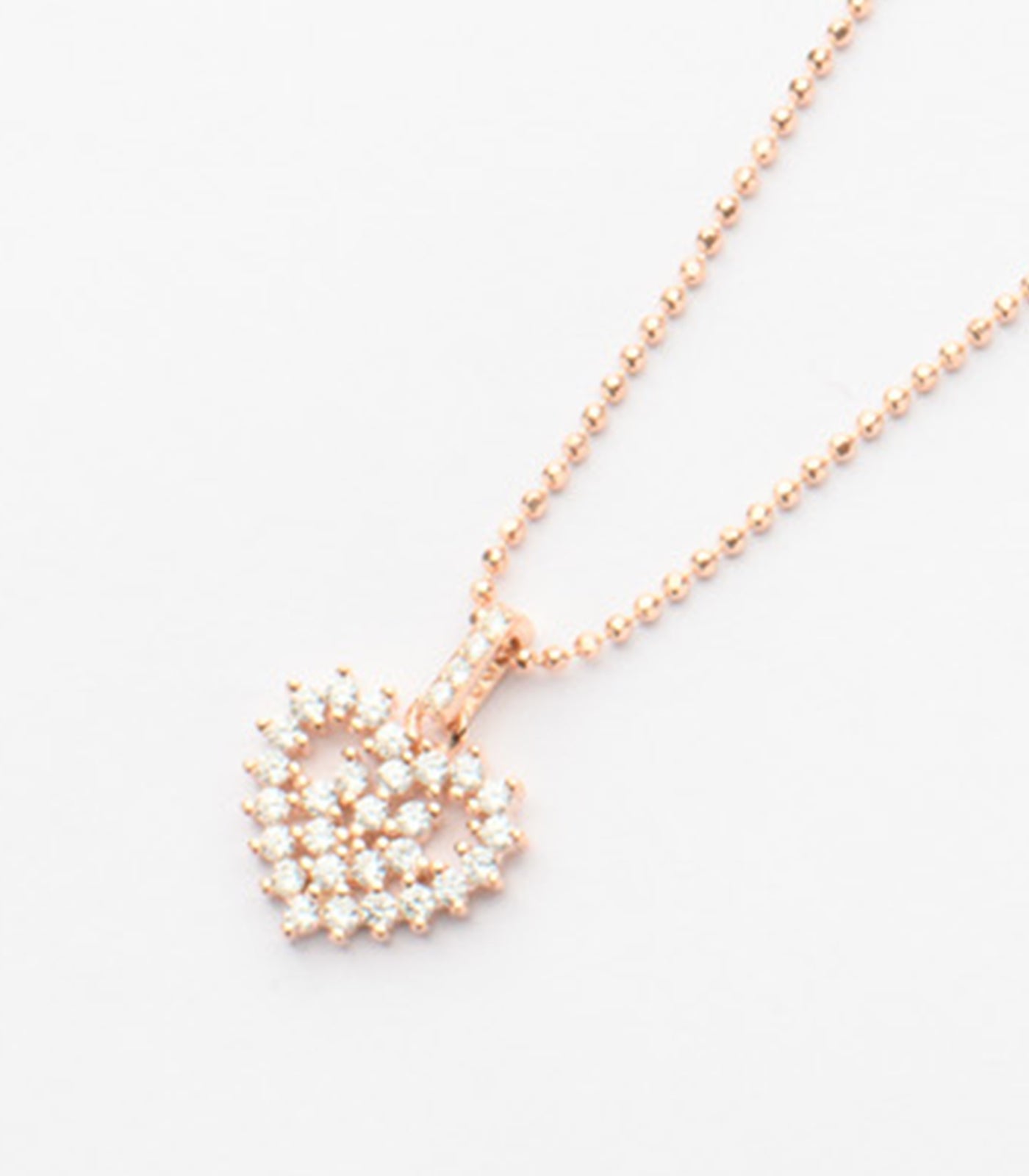 Filigree Heart Necklace Set (Silver)