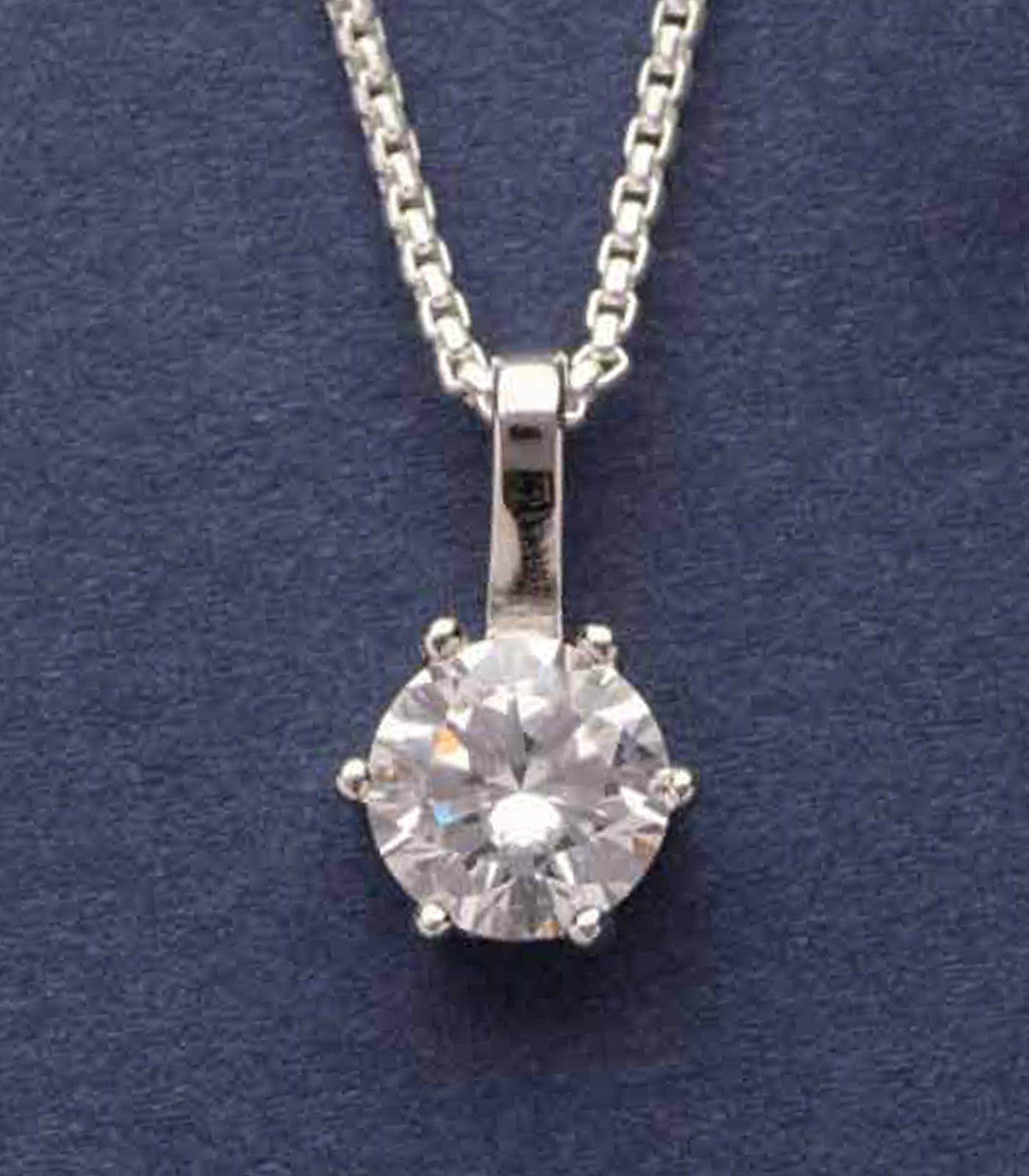 Shining Silver Sphere Necklace Set (Silver)