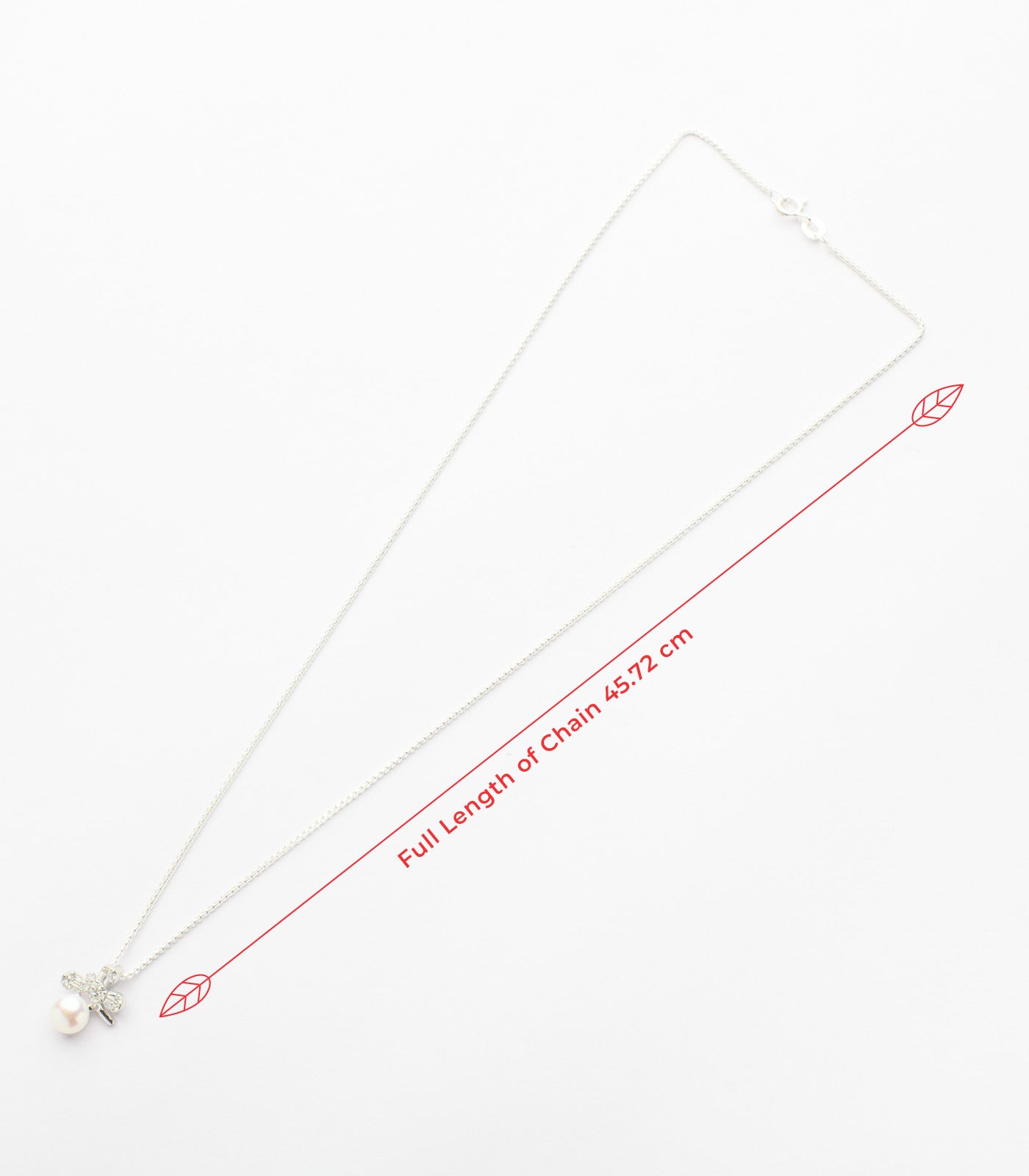 Daisy Pearl Necklace Set (Silver)