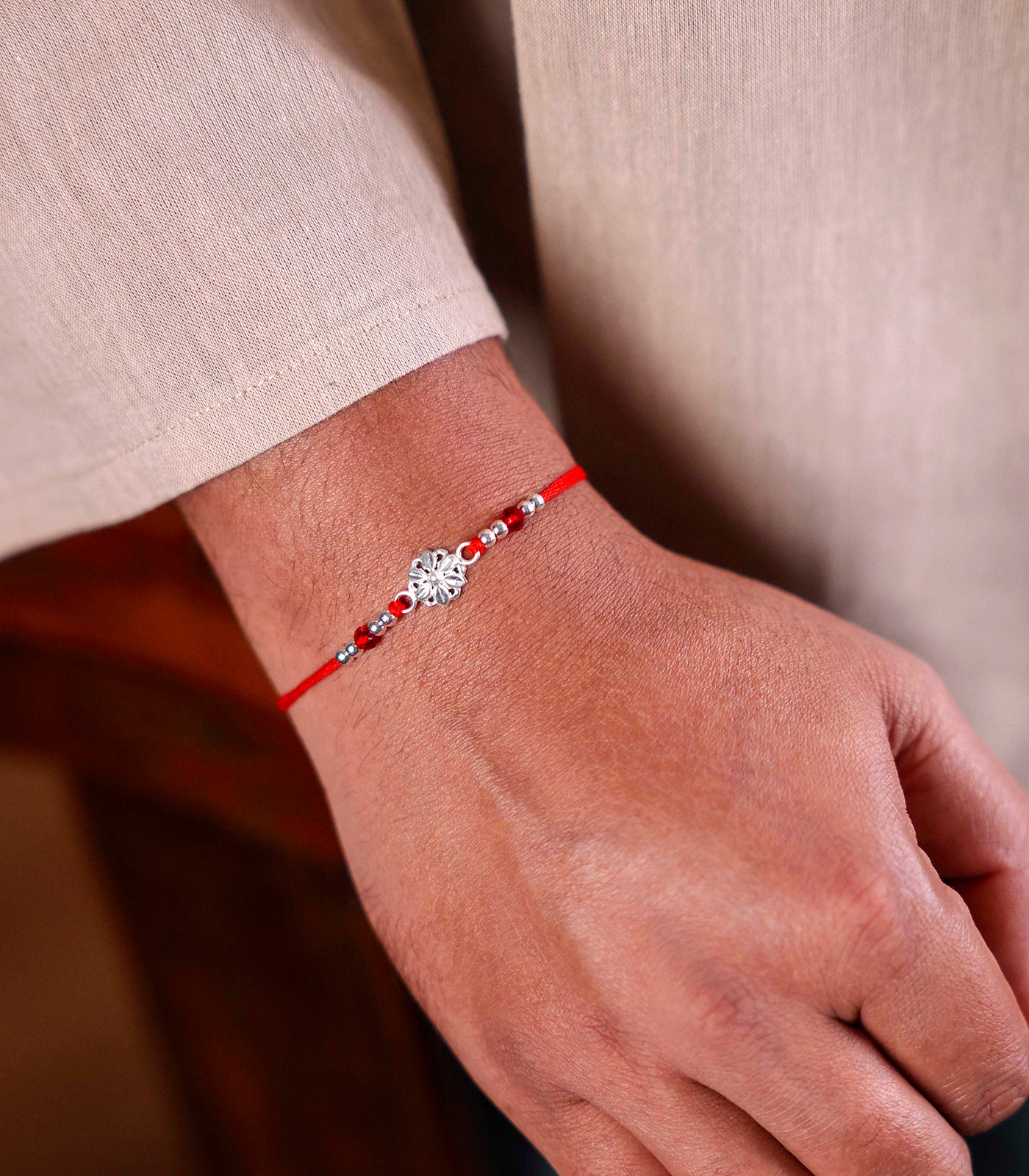 Elegant Petal Charm Rakhi