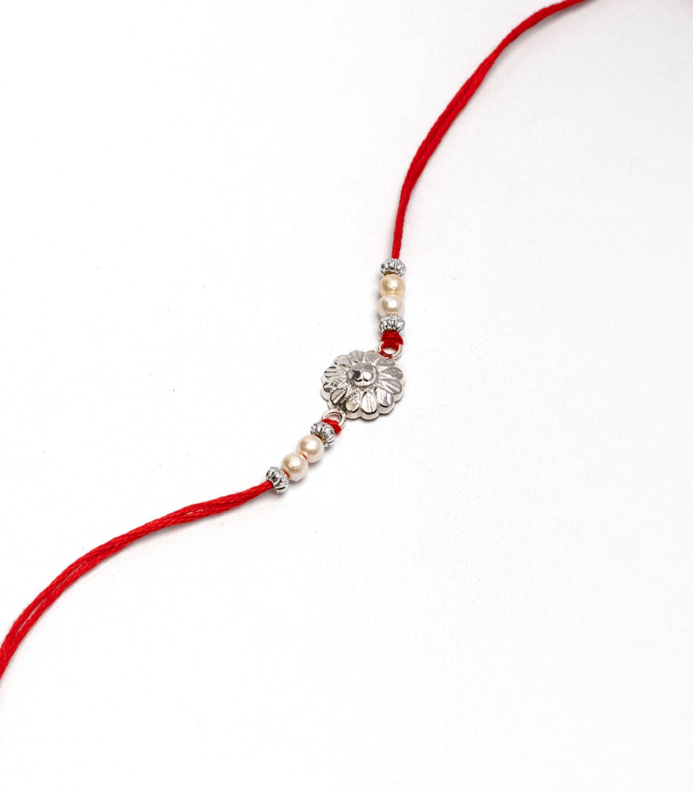 Silver Radiant Rakhi