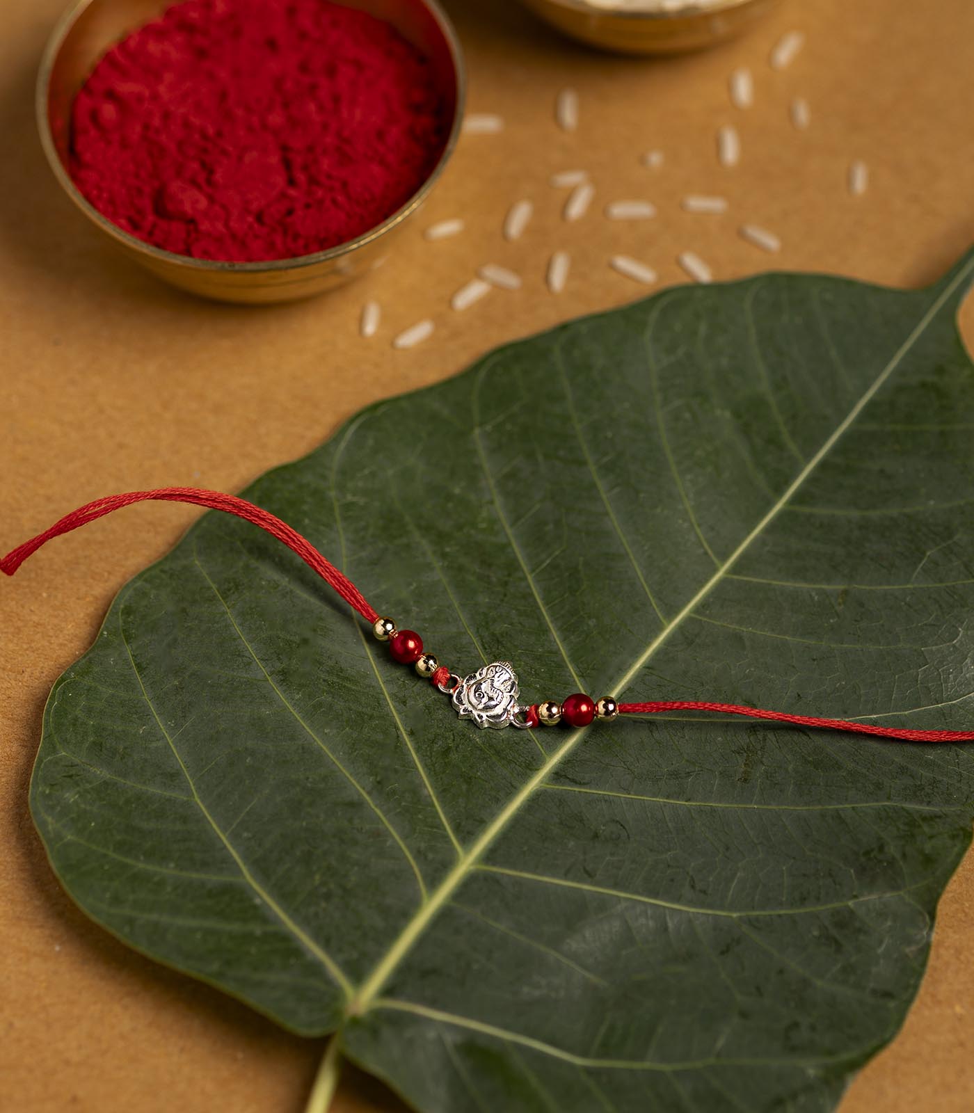 Silver Ganesh Rakhi