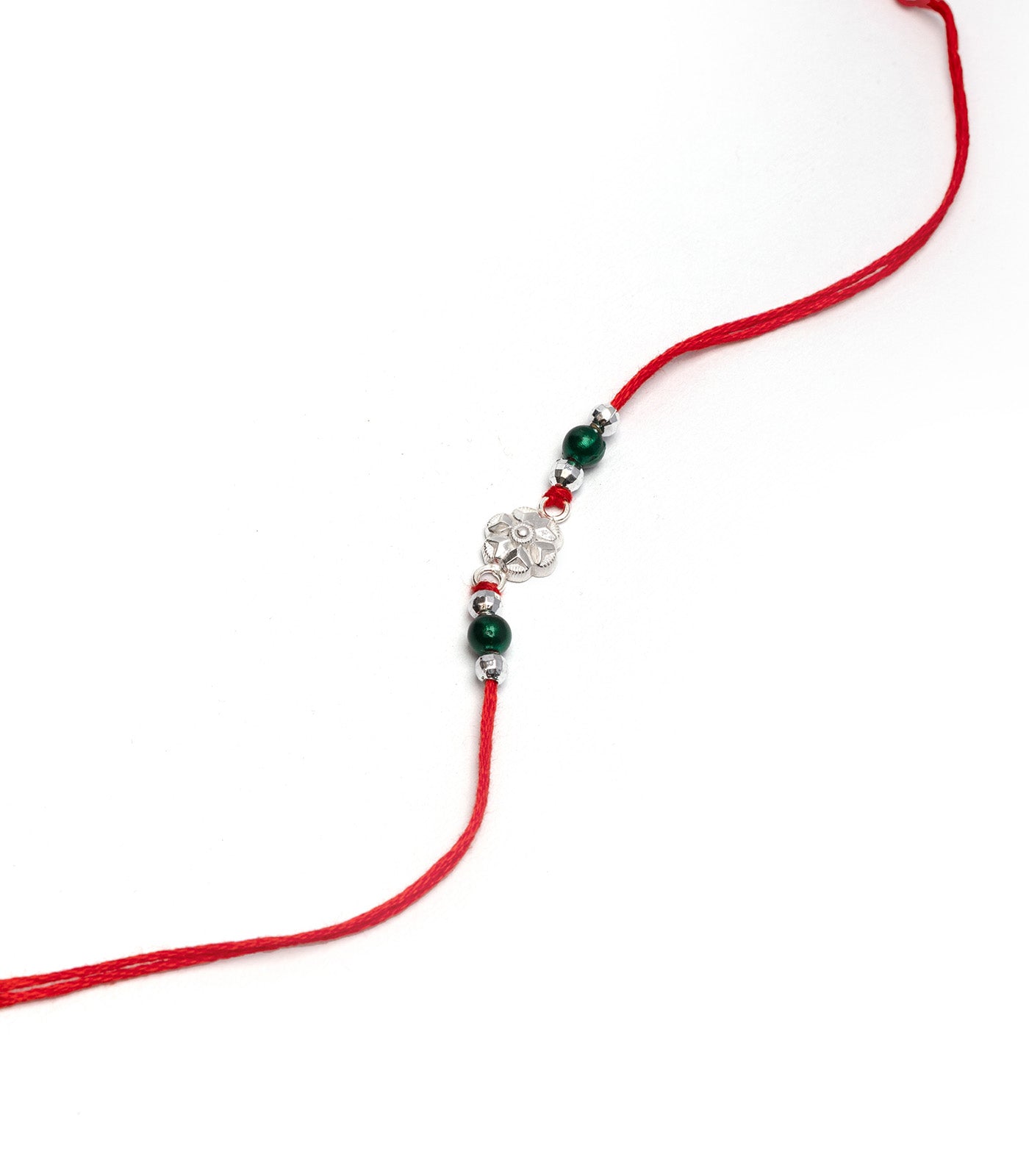 Silver Star Shaped Divine Rakhi