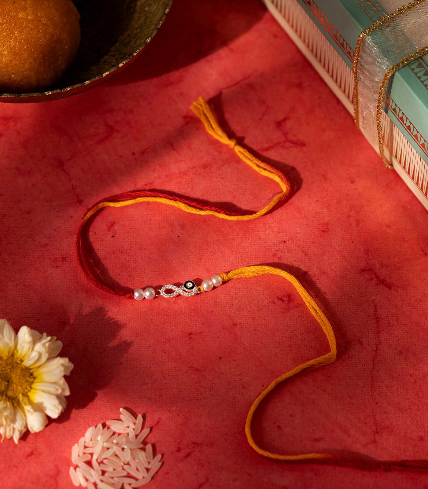 Silver Infinity Rakhi