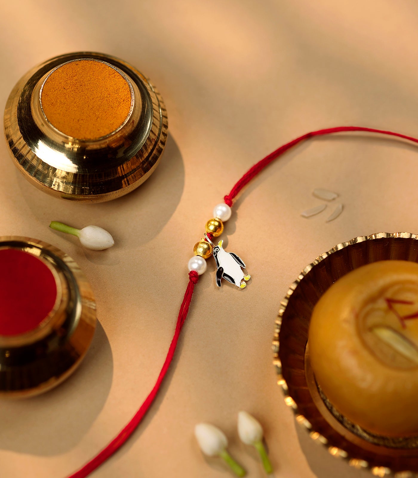 Silver Penguine Rakhi