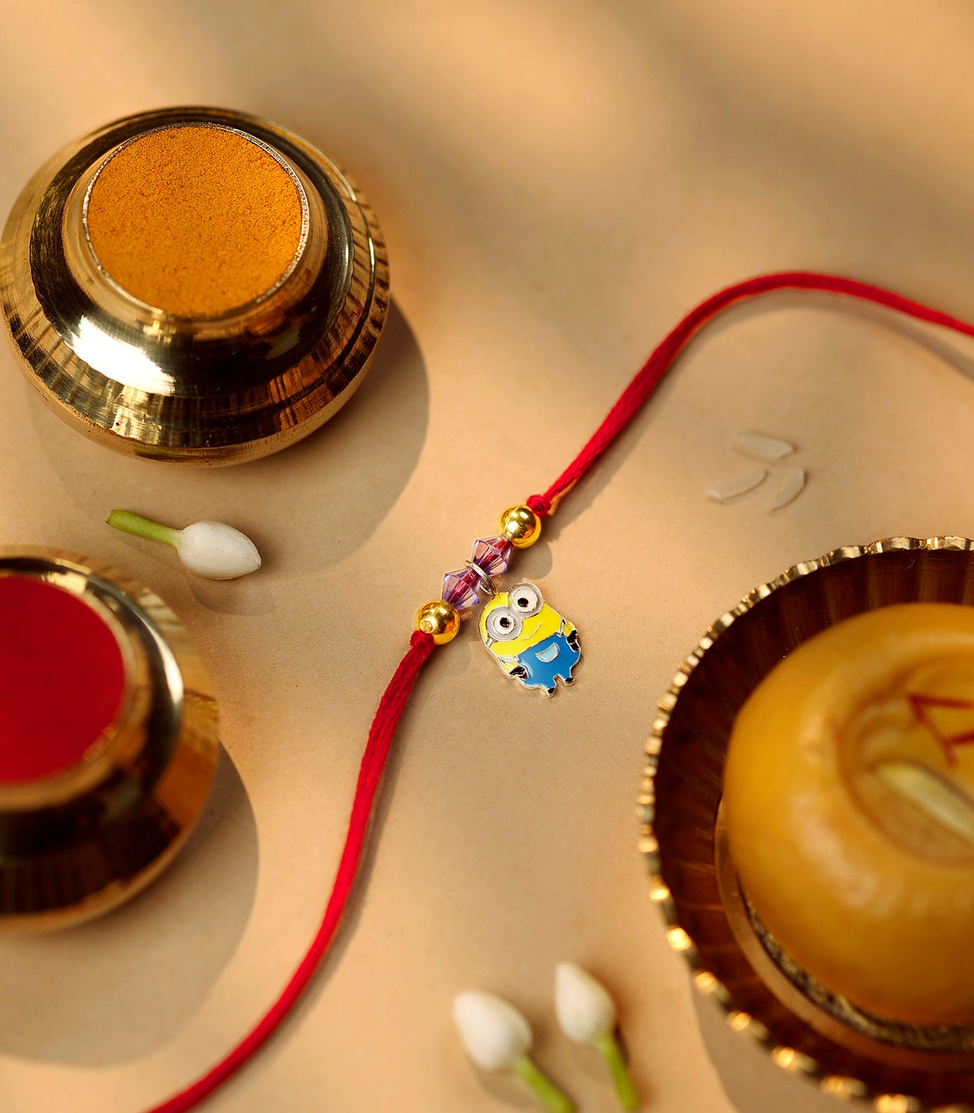 Silver Minion Rakhi