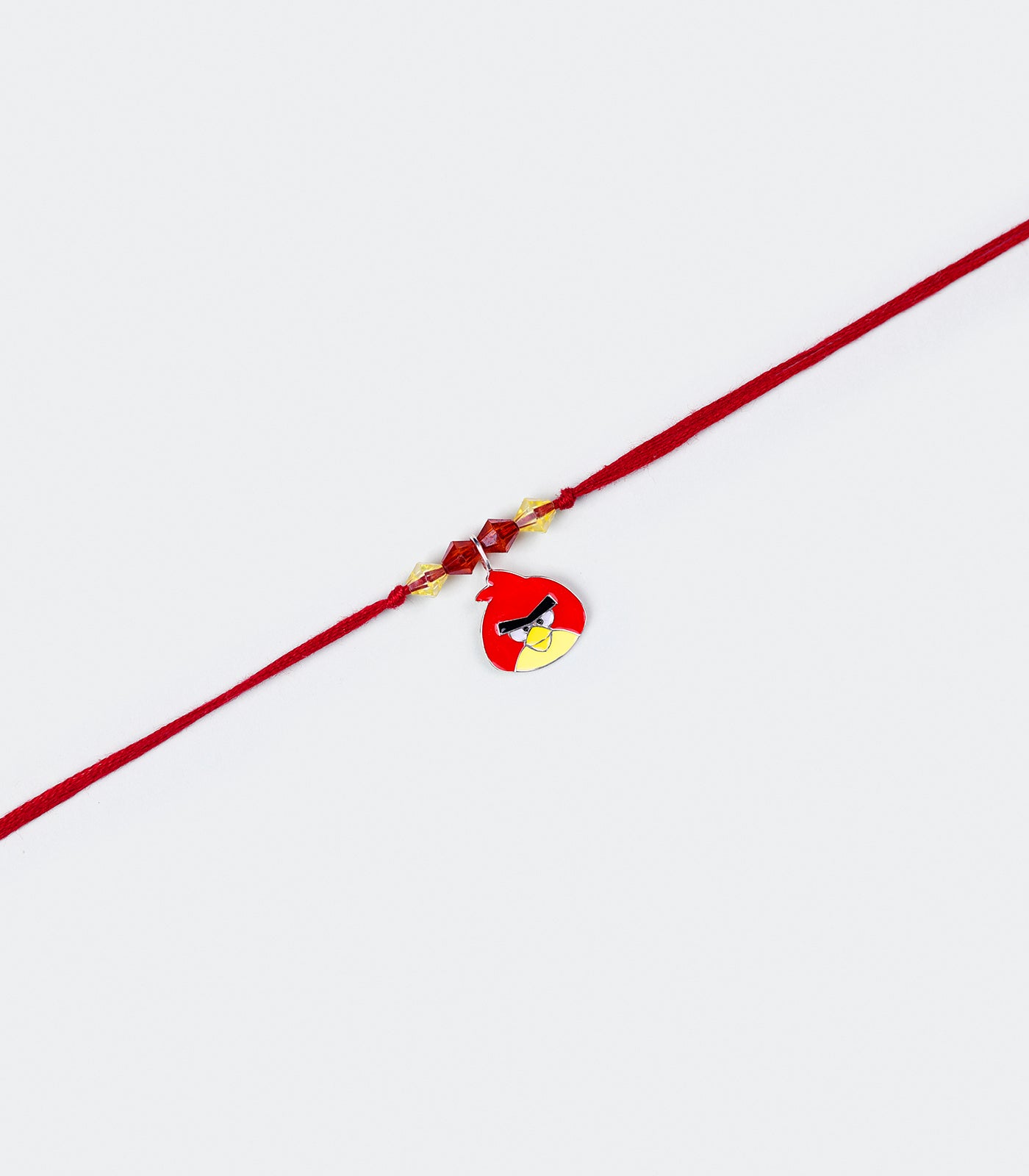 Silver Angry Bird Rakhi