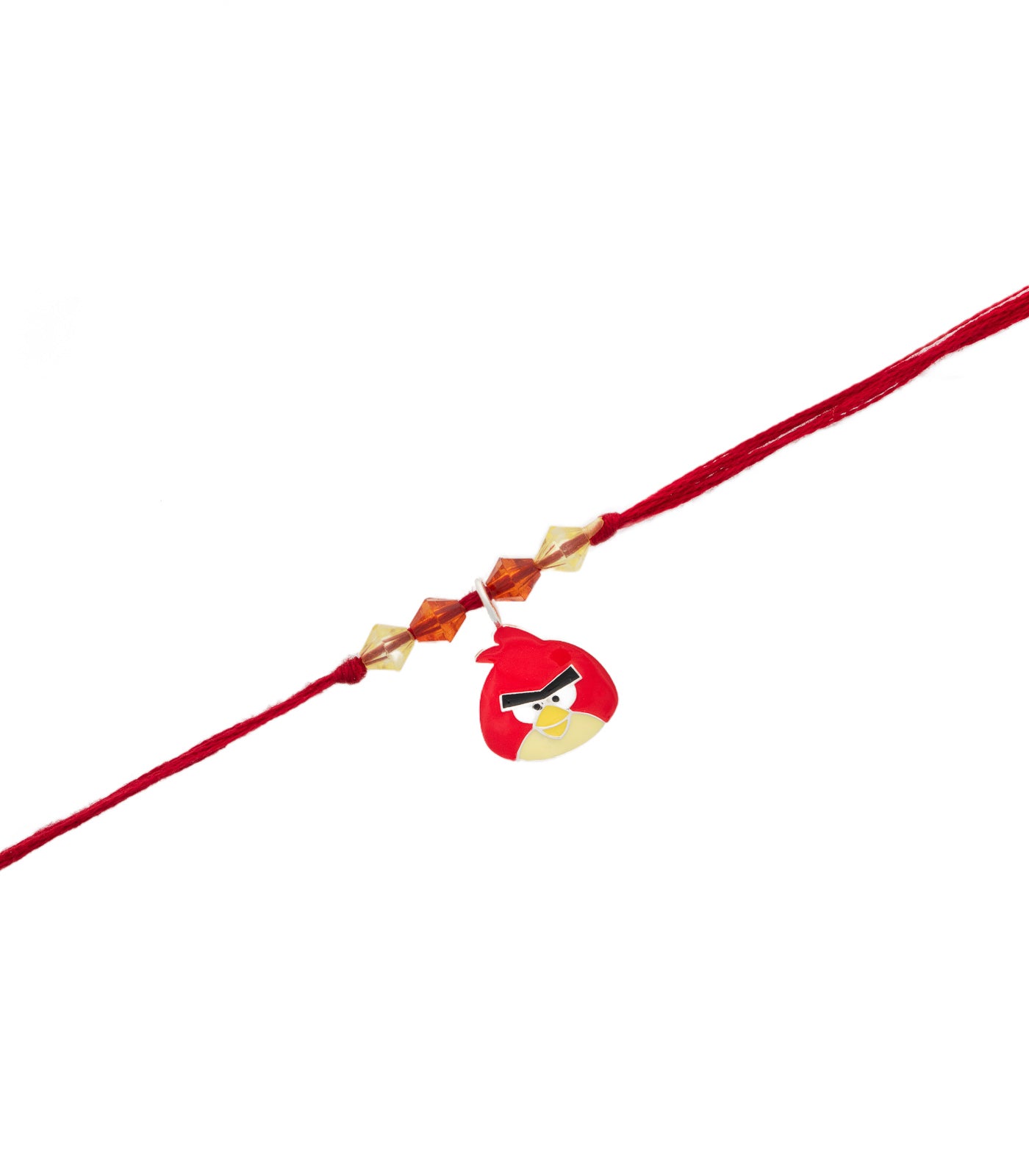 Silver Angry Bird Rakhi