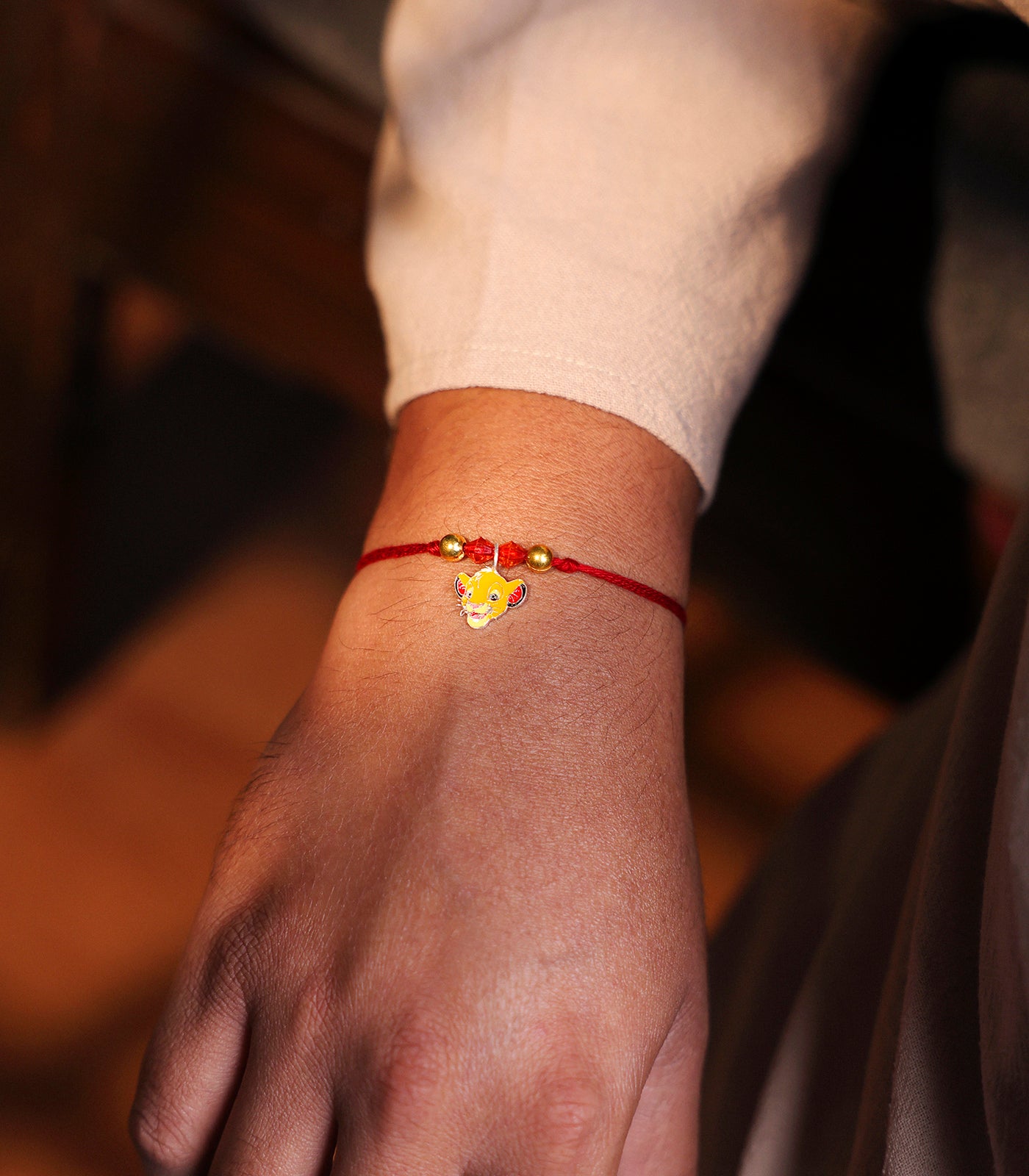 Silver Simba Rakhi