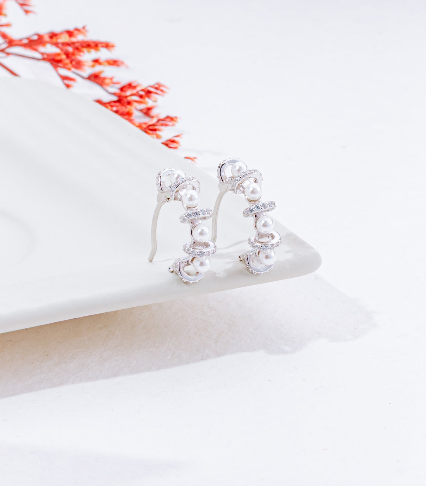 Arc Of Pearls Tops (Silver)