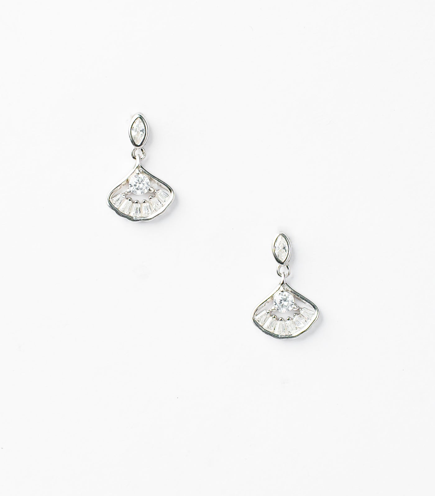 Seashell Shaped Tops (Silver)