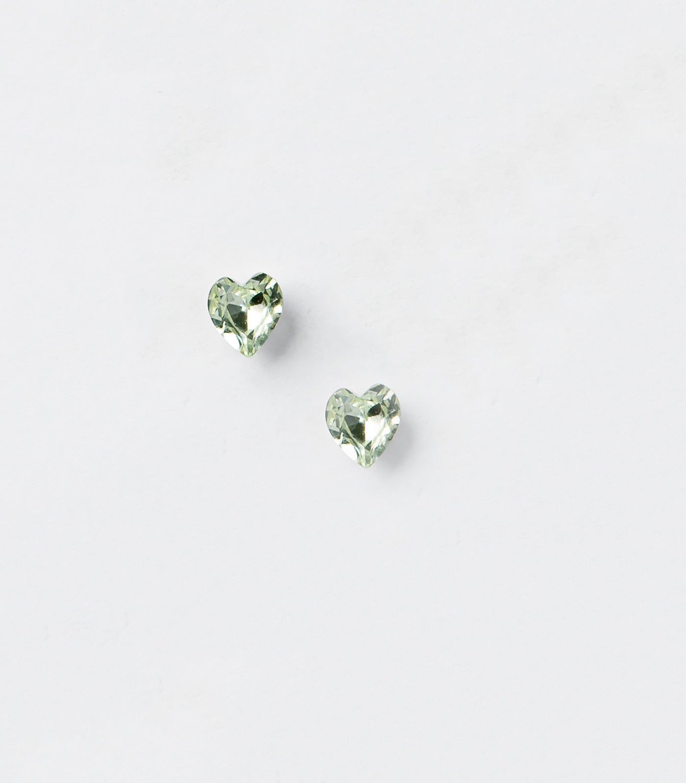 Green Crystal Tops (Silver)