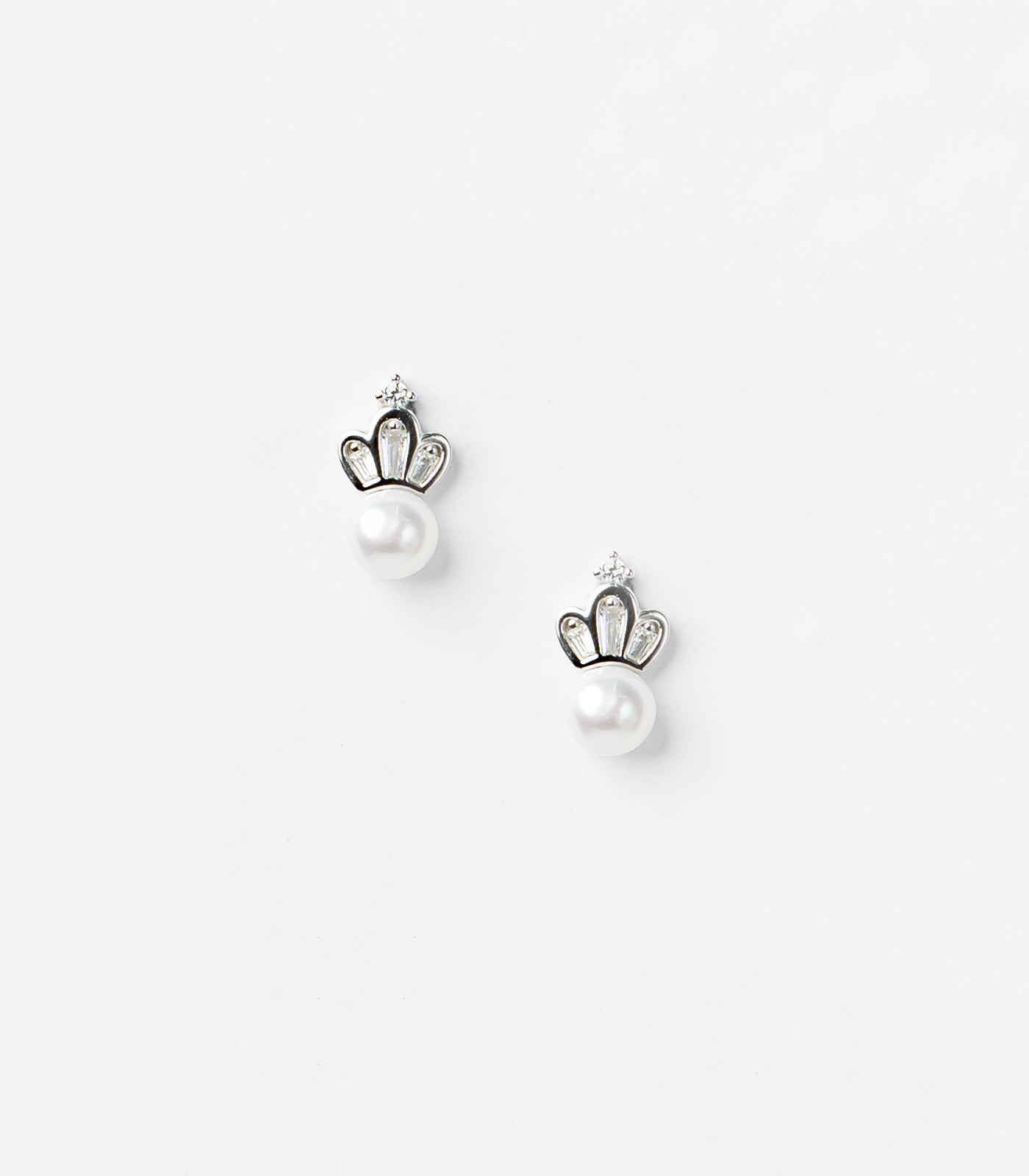 Pearl Crown Tops (Silver)