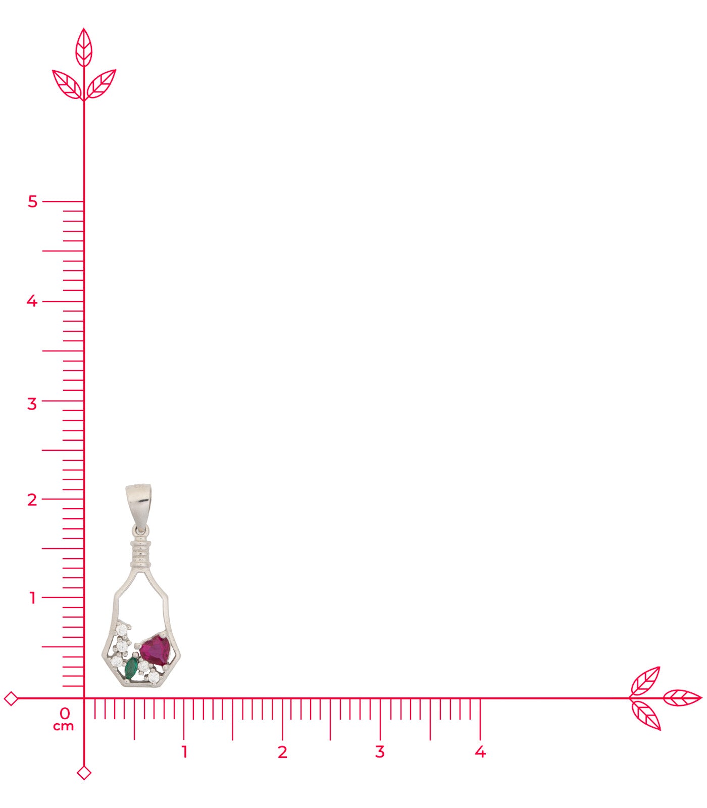 Wine Bottle Necklace Set (Silver)