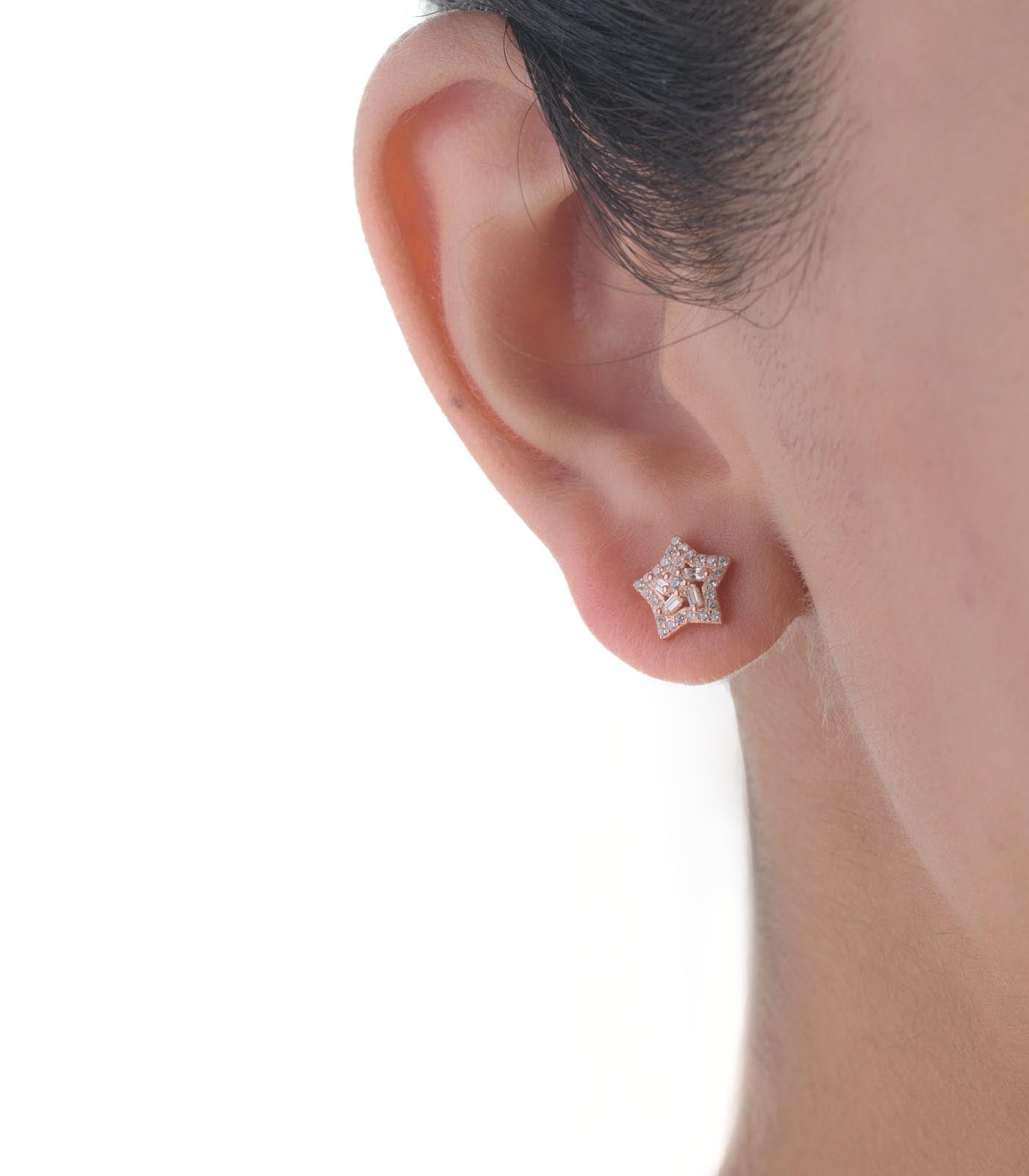 Windmill Stud Tops (Silver)