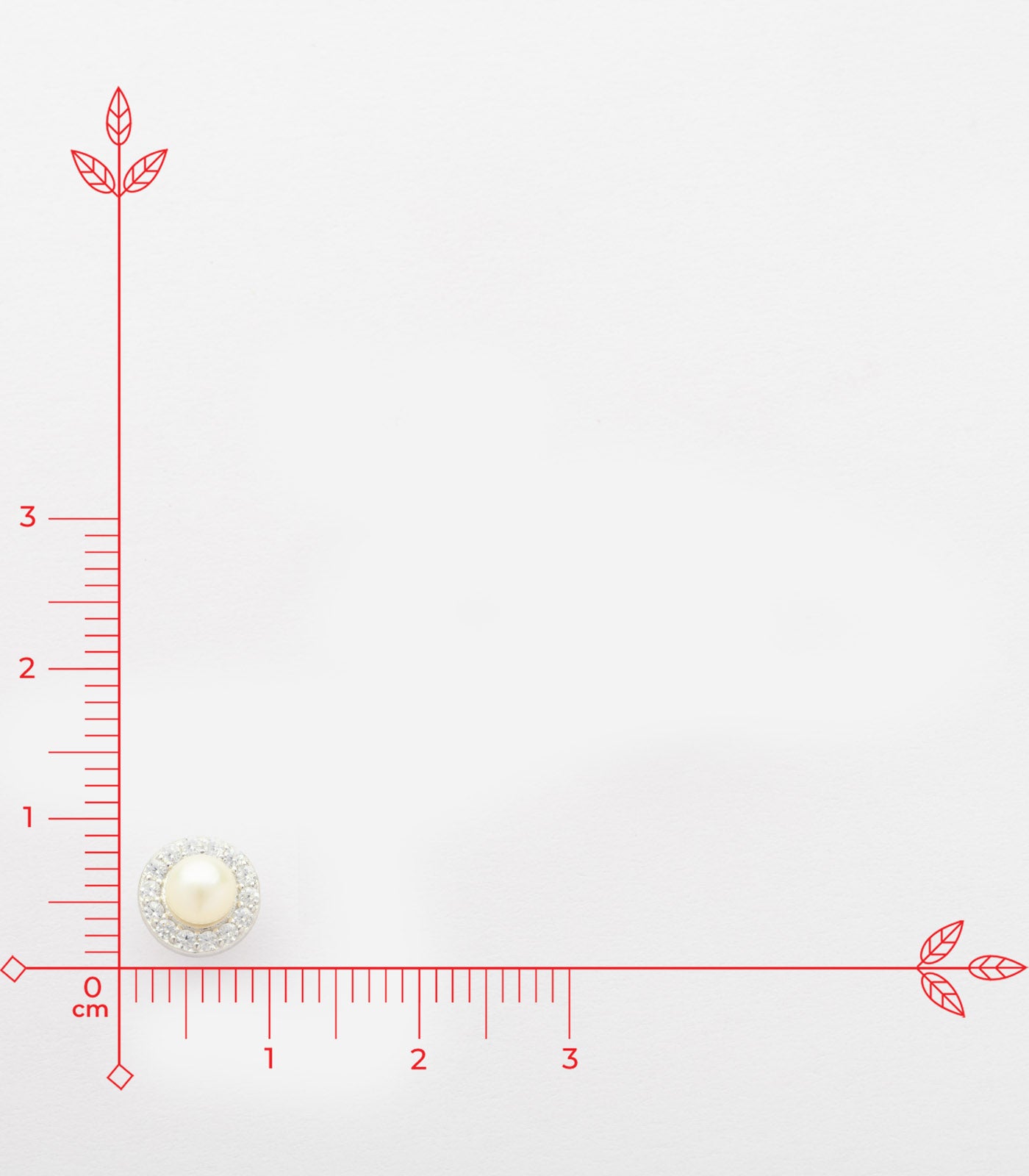Solitaire Pearl Tops (Silver)
