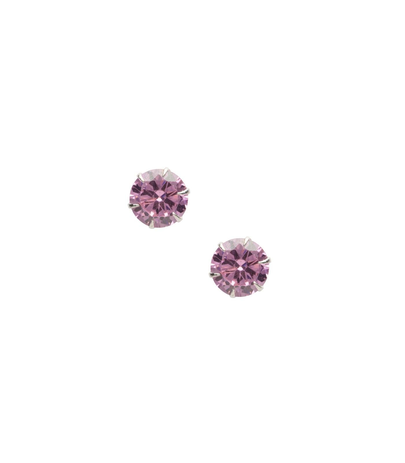Pink Round Tops (Silver)