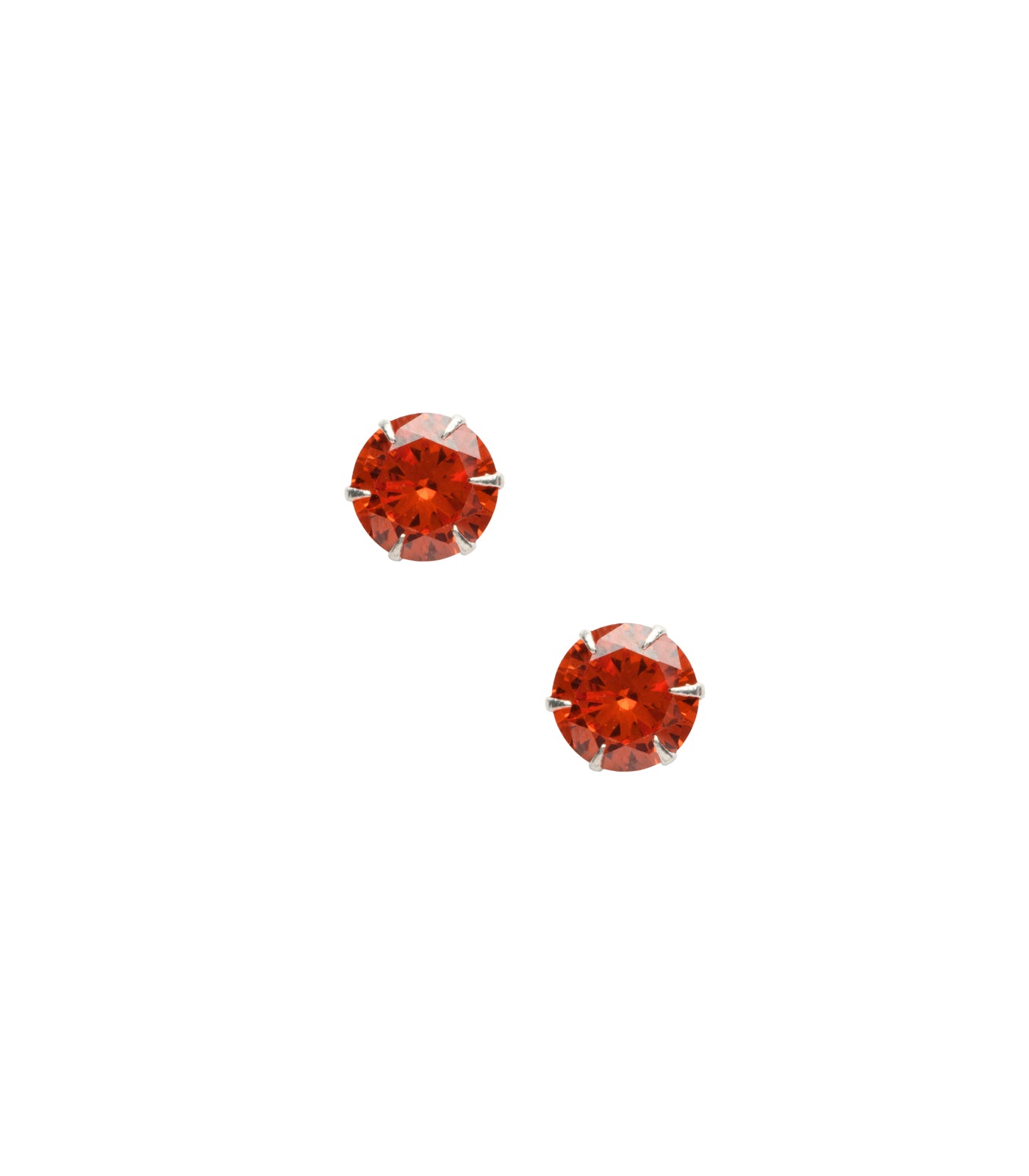 Orange Round Tops (Silver)