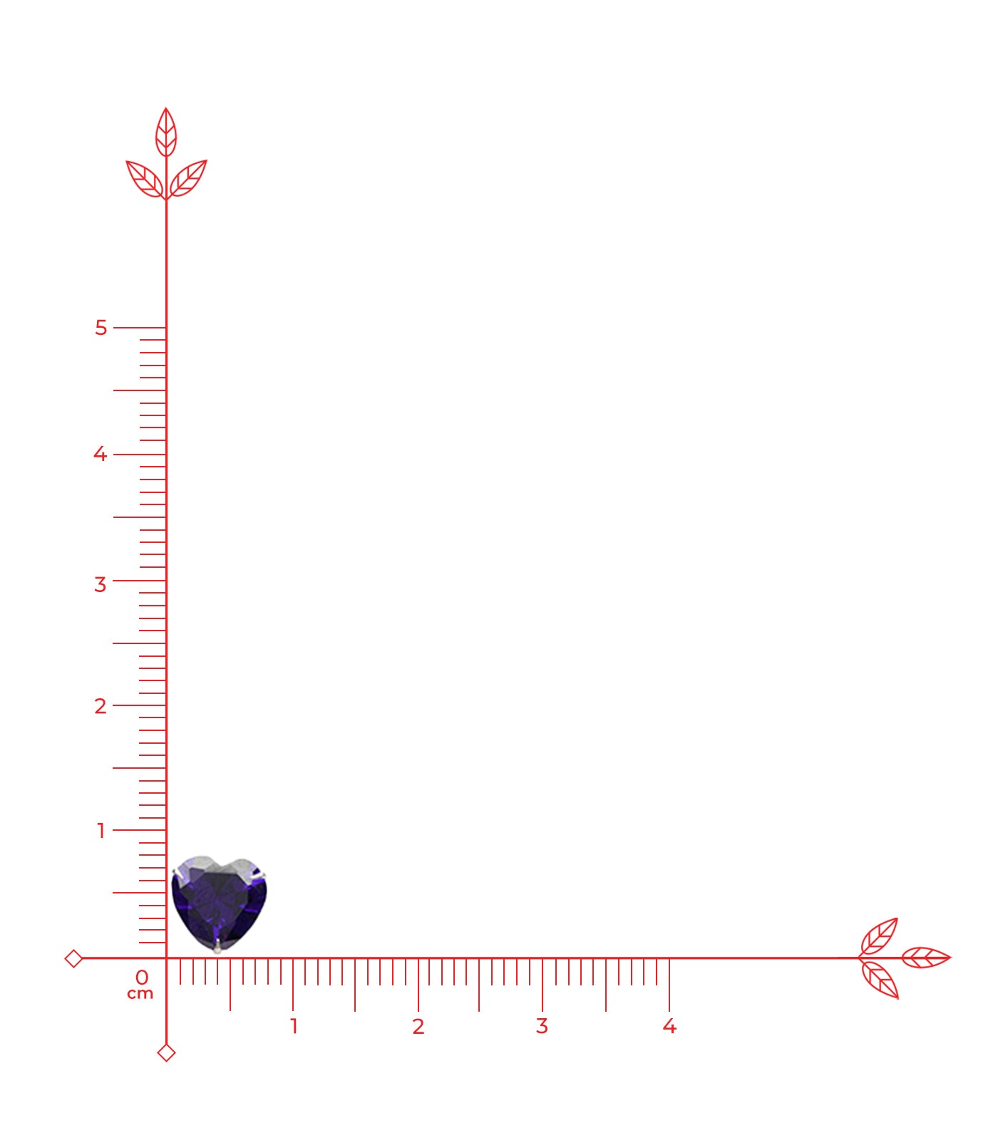 Purple Heart Tops (Silver)
