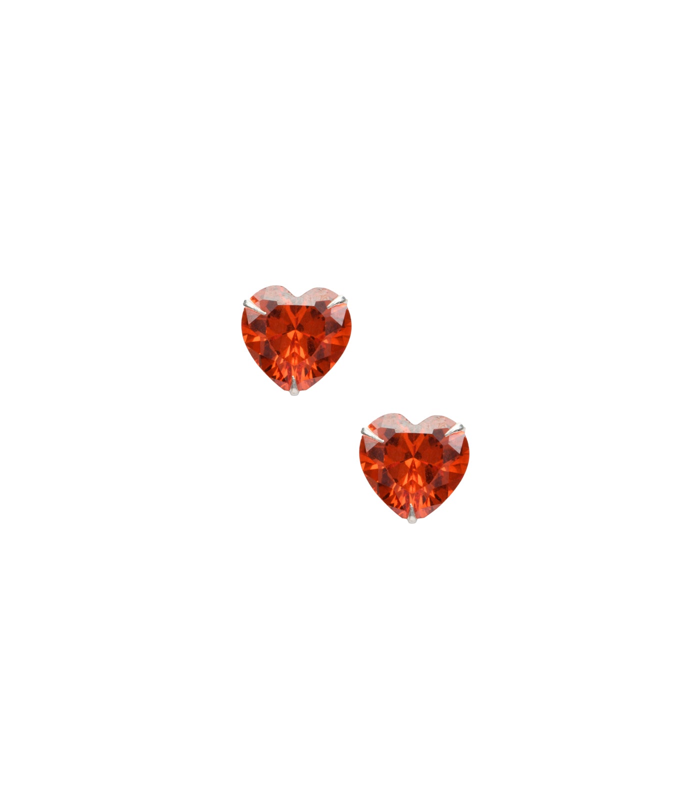 Orange Heart Tops (Silver)