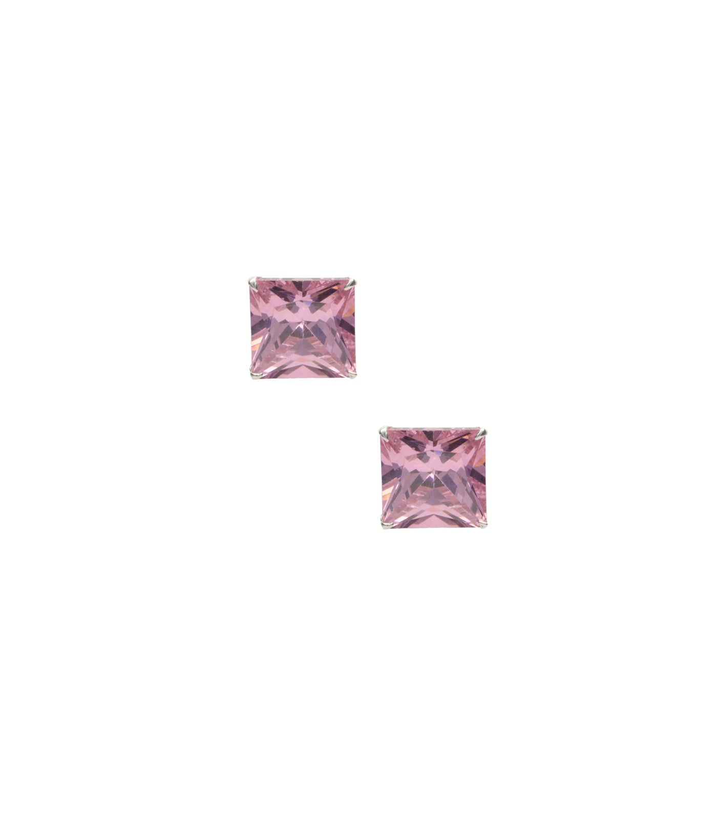 Pink Square Tops (Silver)