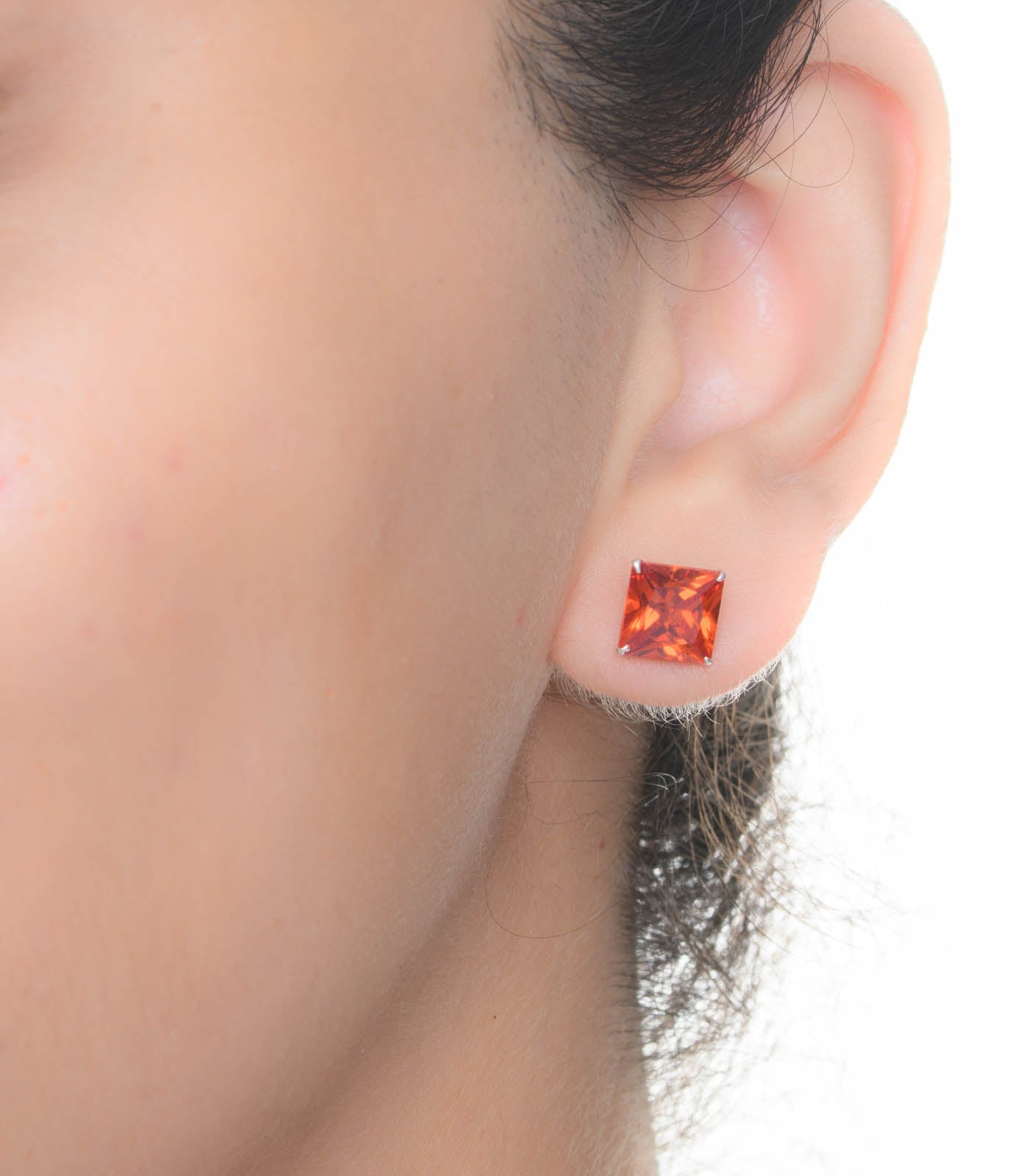Orange Square Tops (Silver)