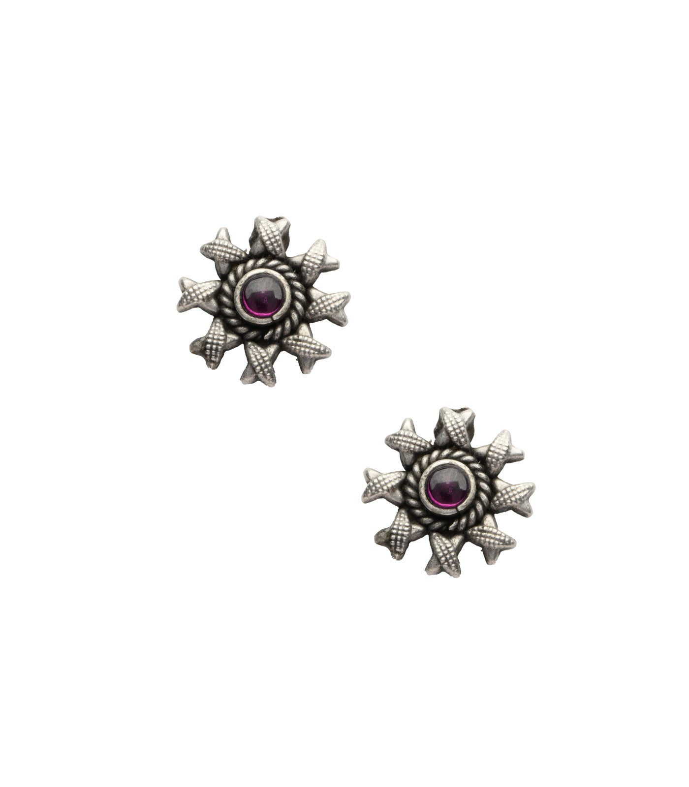 Antique Oxidised Tops (Silver)
