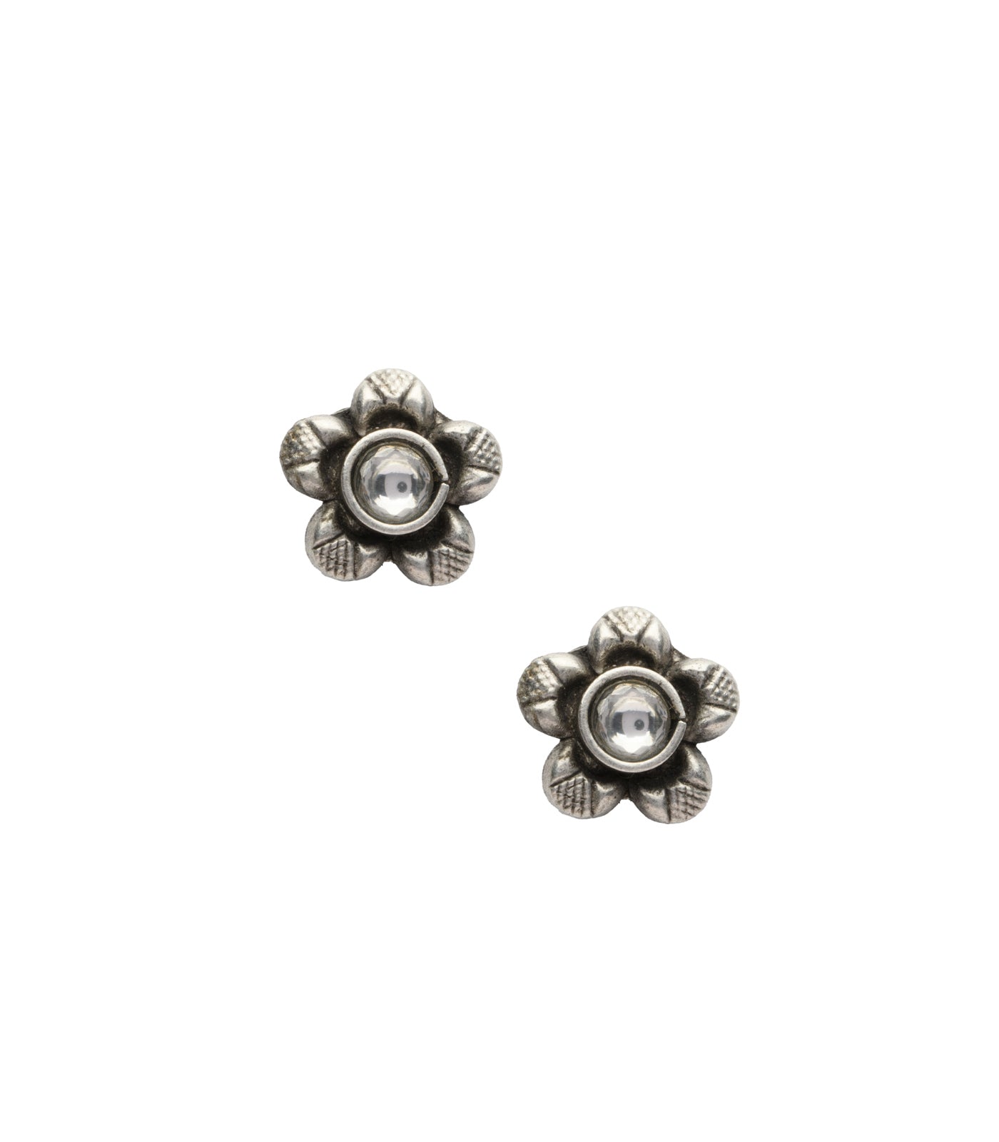 Antique Oxidised Tops (Silver)
