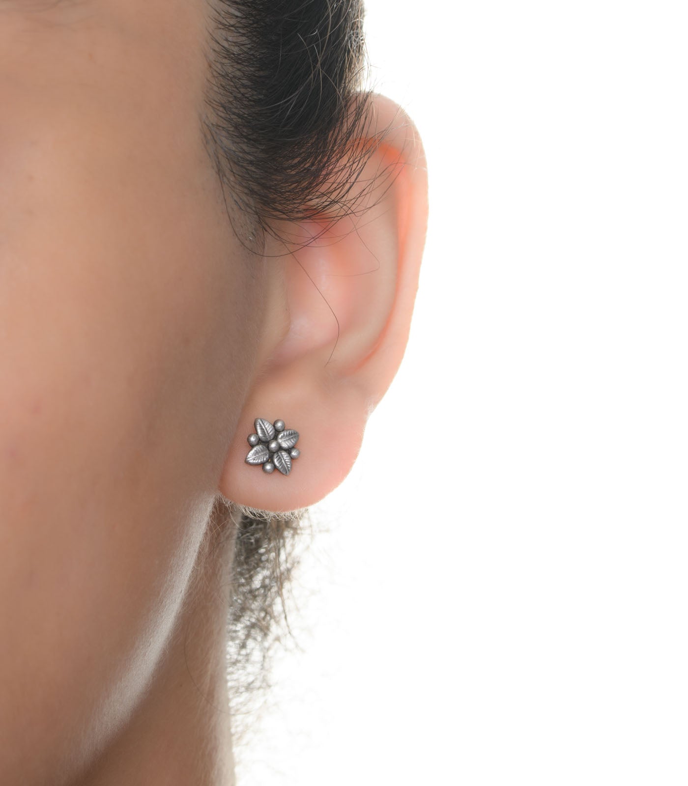 Antique Oxidised Tops (Silver)