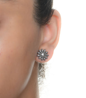 Antique Oxidised Tops (Silver)