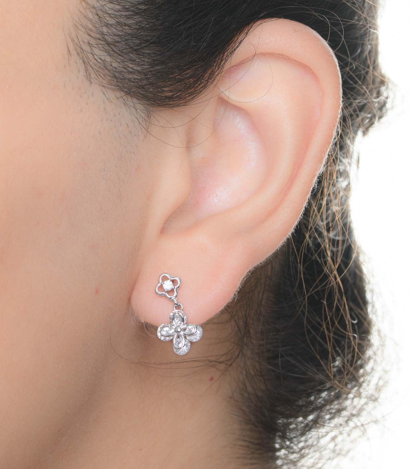 Little Daisy Earrings (Silver)